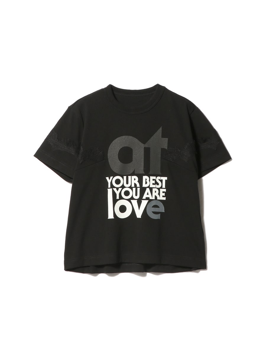 プリントレースTシャツ