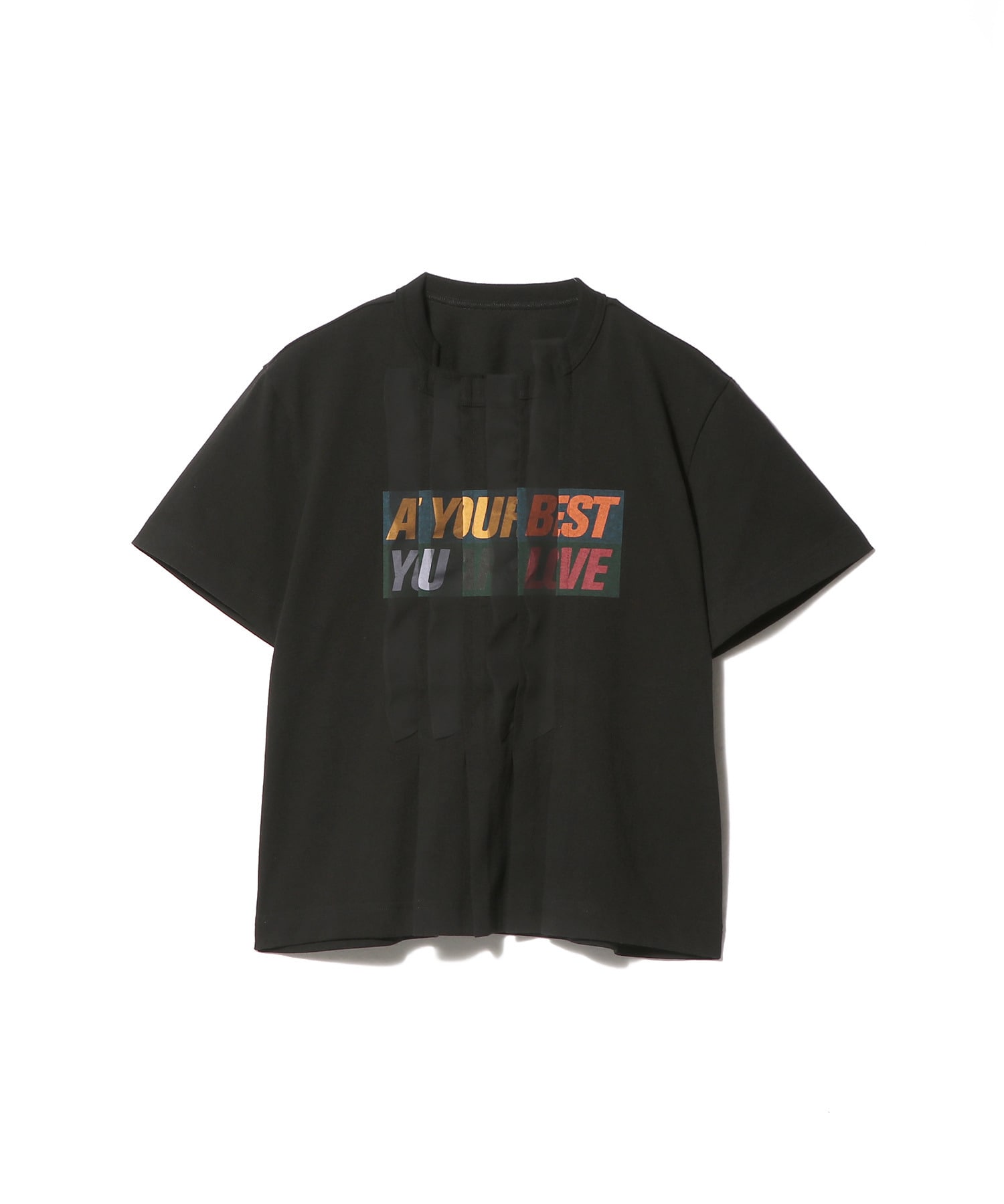 フロントタックレースTシャツ