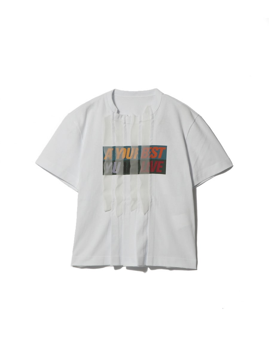 フロントタックレースTシャツ