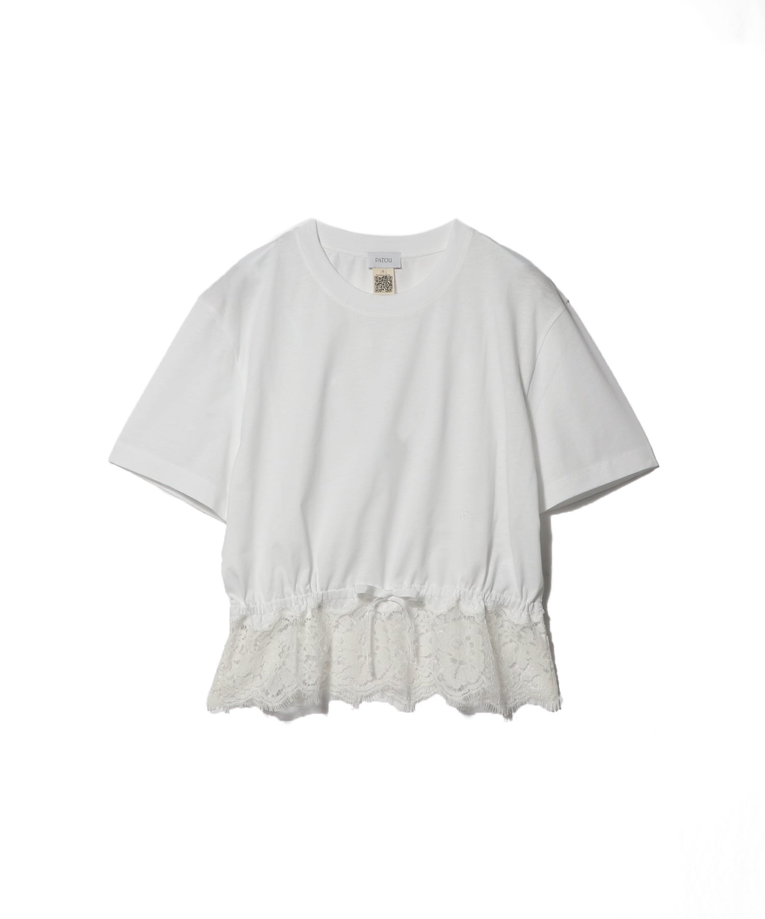 コットンレース ショートTシャツ