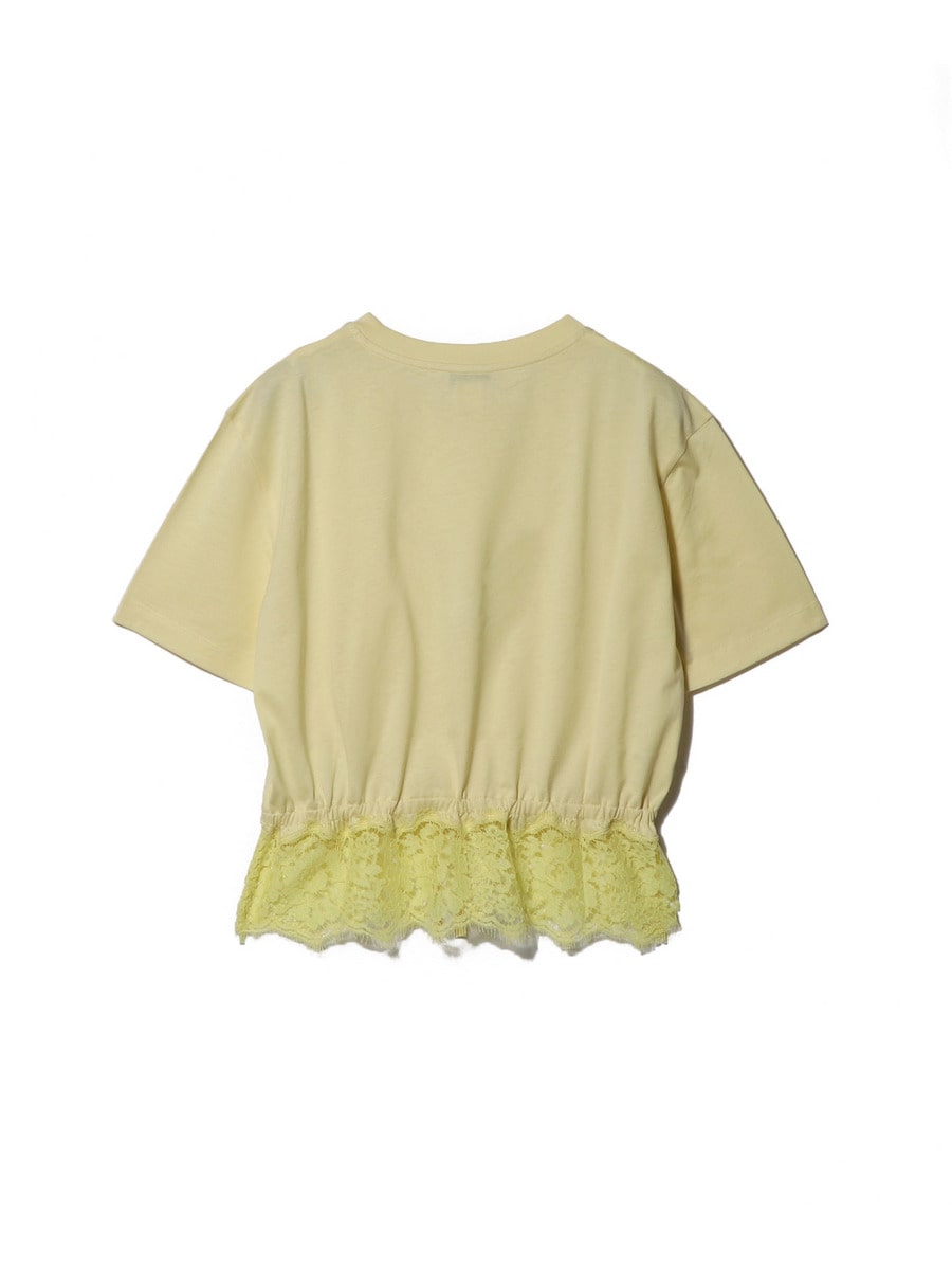 コットンレース ショートTシャツ