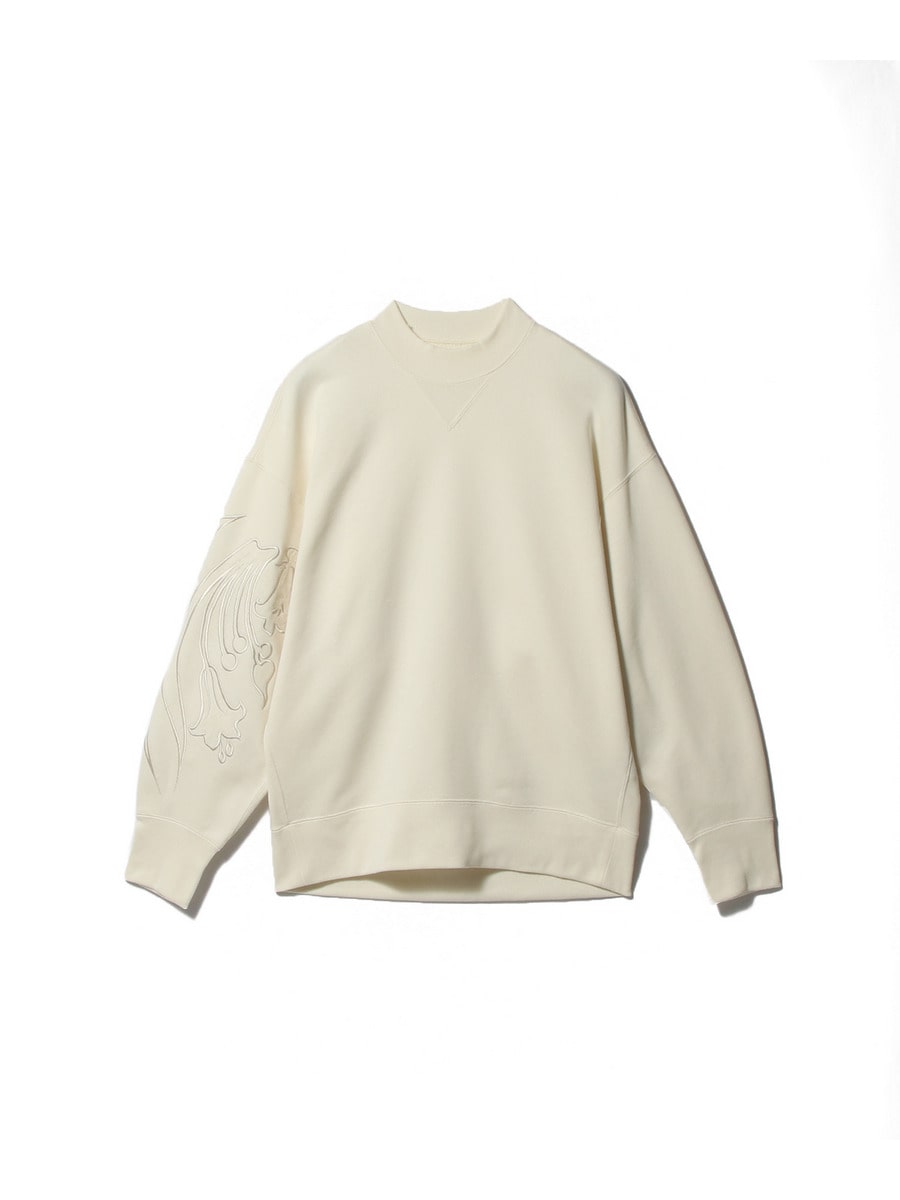 フローラルエンブロイダリー スウェット