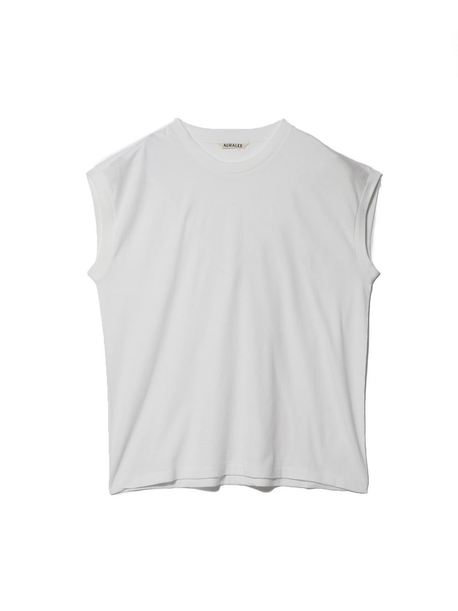スリーブレス クルーネックカットソー
