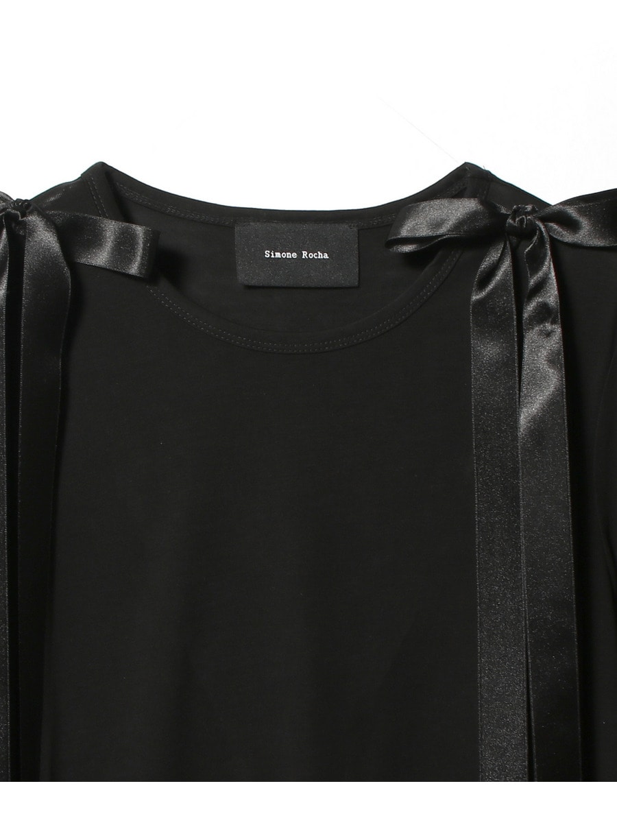 SIMONE ROCHA / リボンテールロングスリーブ Tシャツ｜ESTNATION