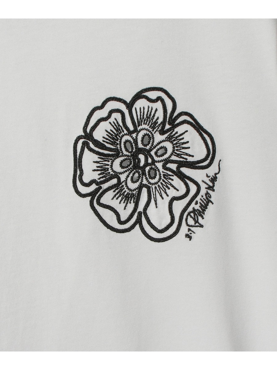 3.1 phillip lim / フラワー刺繍Tシャツ｜ESTNATION ONLINE STORE
