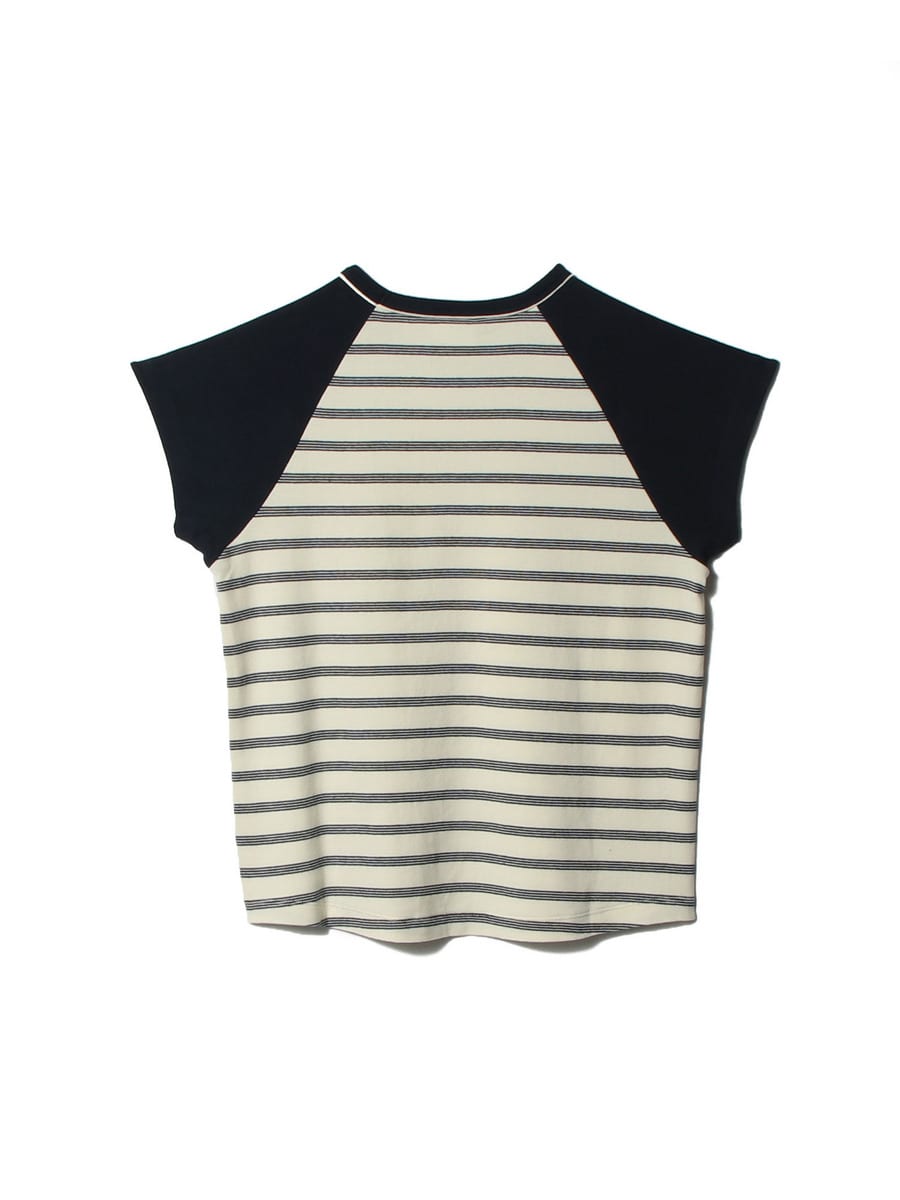 BORDER DOUBLE BIND TEE