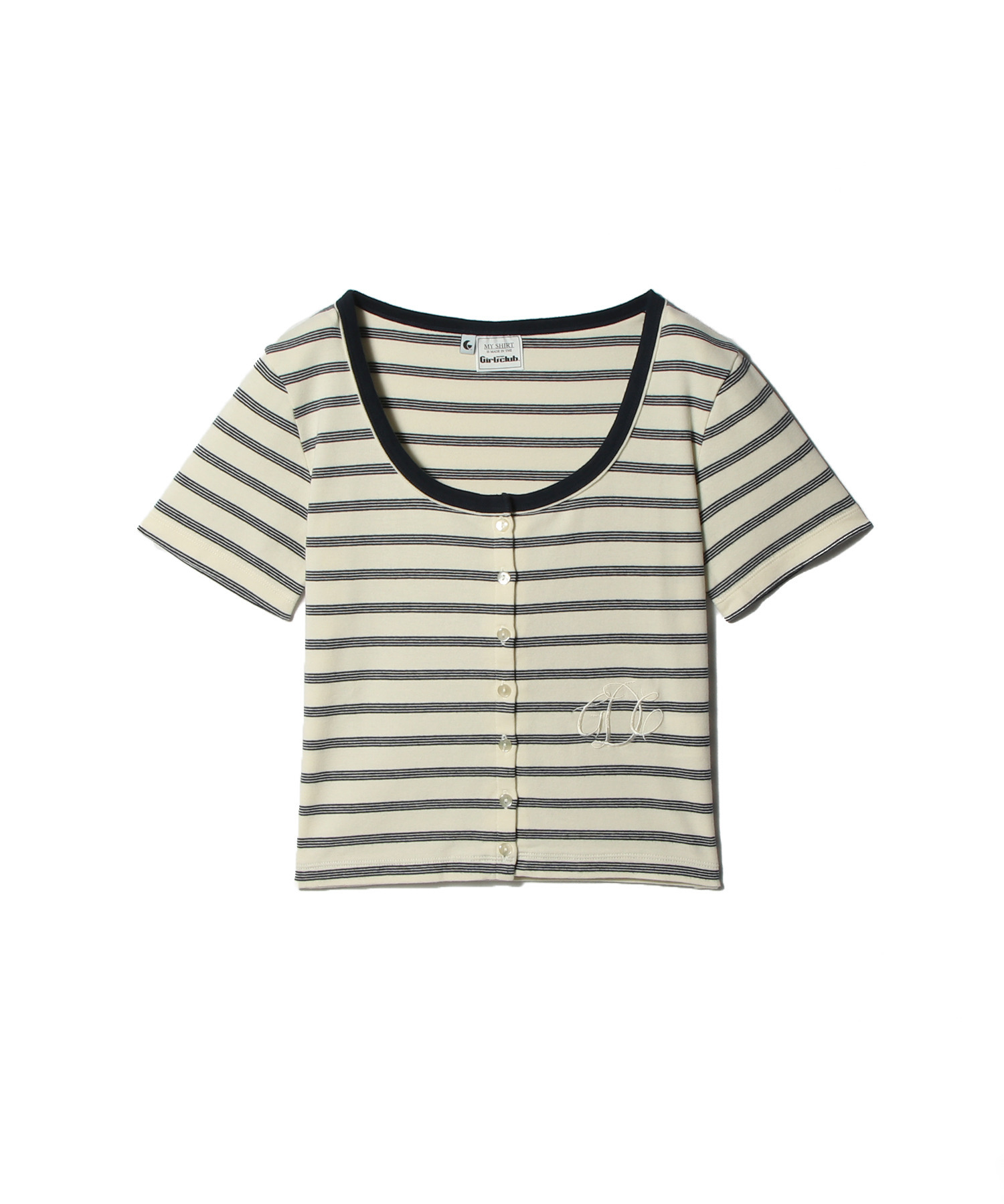 BORDER DOUBLE BIND CARDIGAN