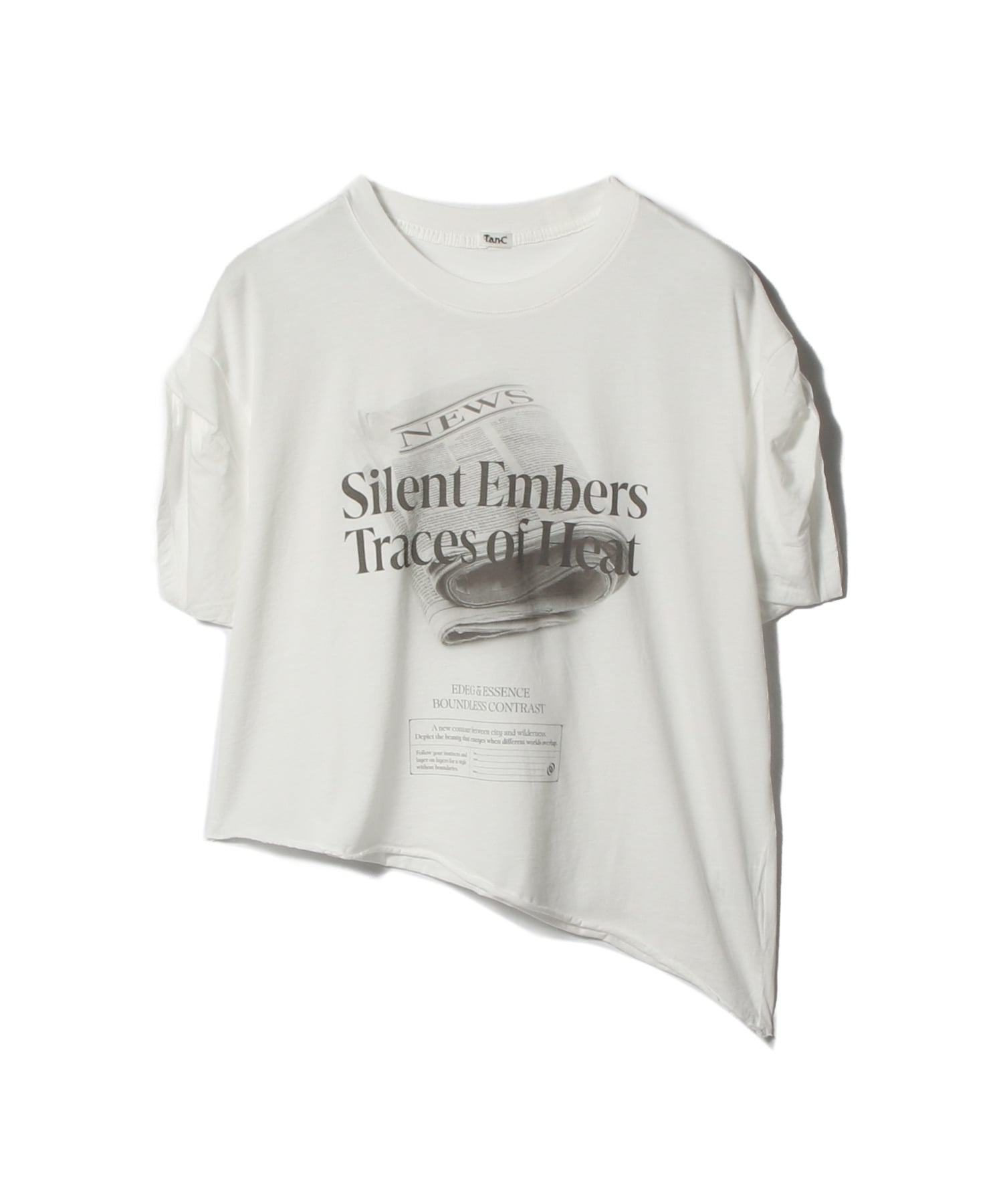 NEWS PRINT Tシャツ