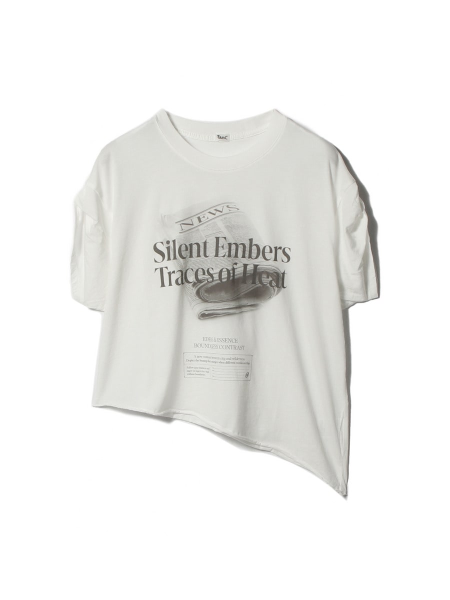 NEWS PRINT Tシャツ