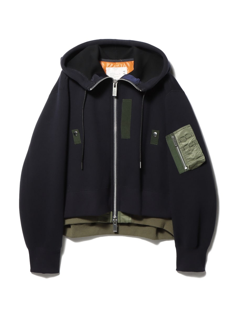 SACAI / スポンジスウェットフーディー｜ESTNATION ONLINE STORE