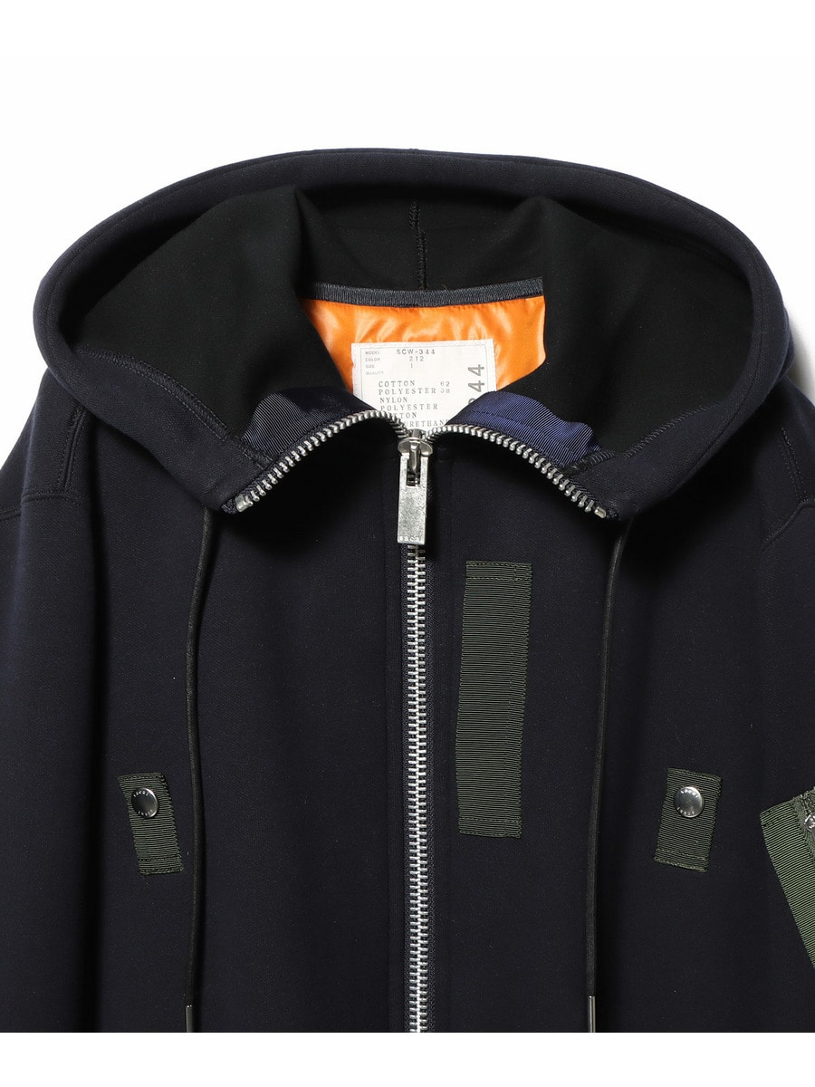 SACAI / スポンジスウェットフーディー｜ESTNATION ONLINE STORE