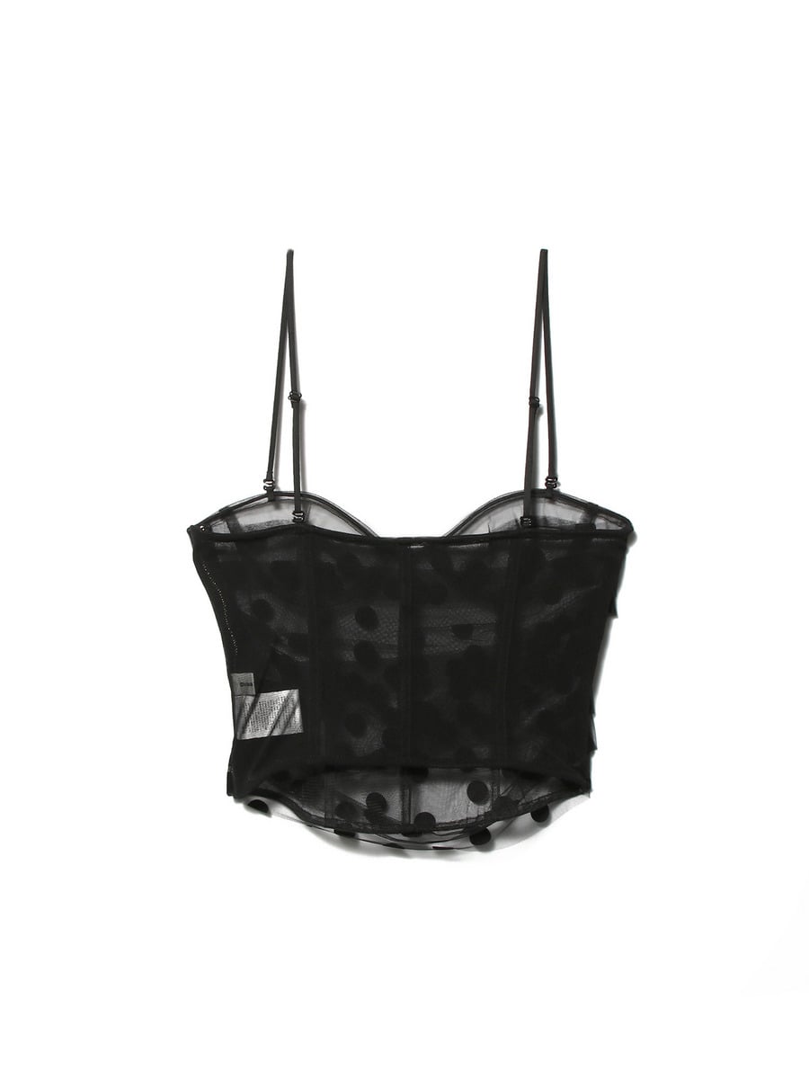 Chika Kisada / チュール ビスチェ Chika Kisada / ドット柄チュールビスチェ｜ESTNATION ONLINE STORE