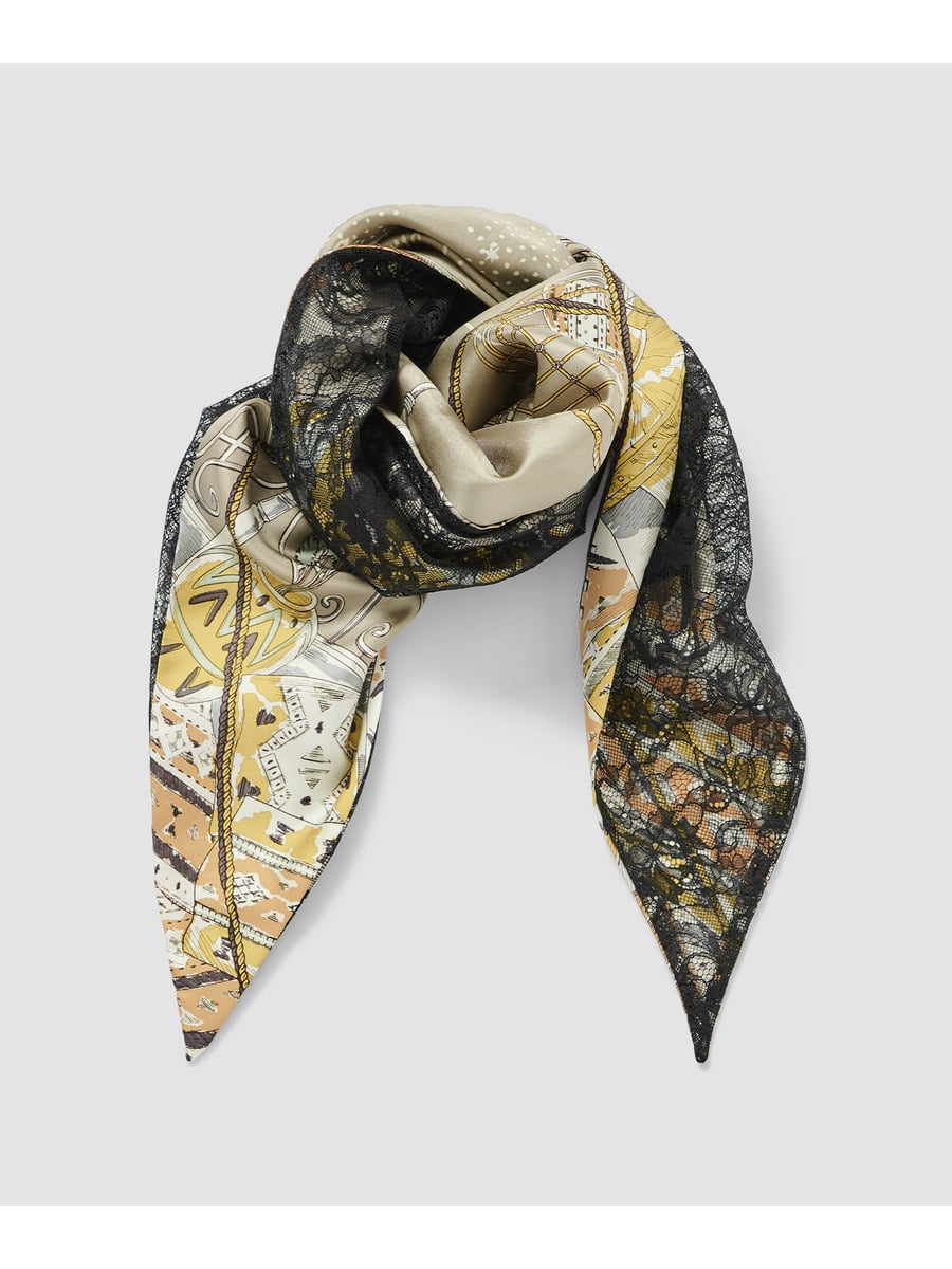 ブラックレース コンビスカーフ《ESTNATION EXCLUSIVE》