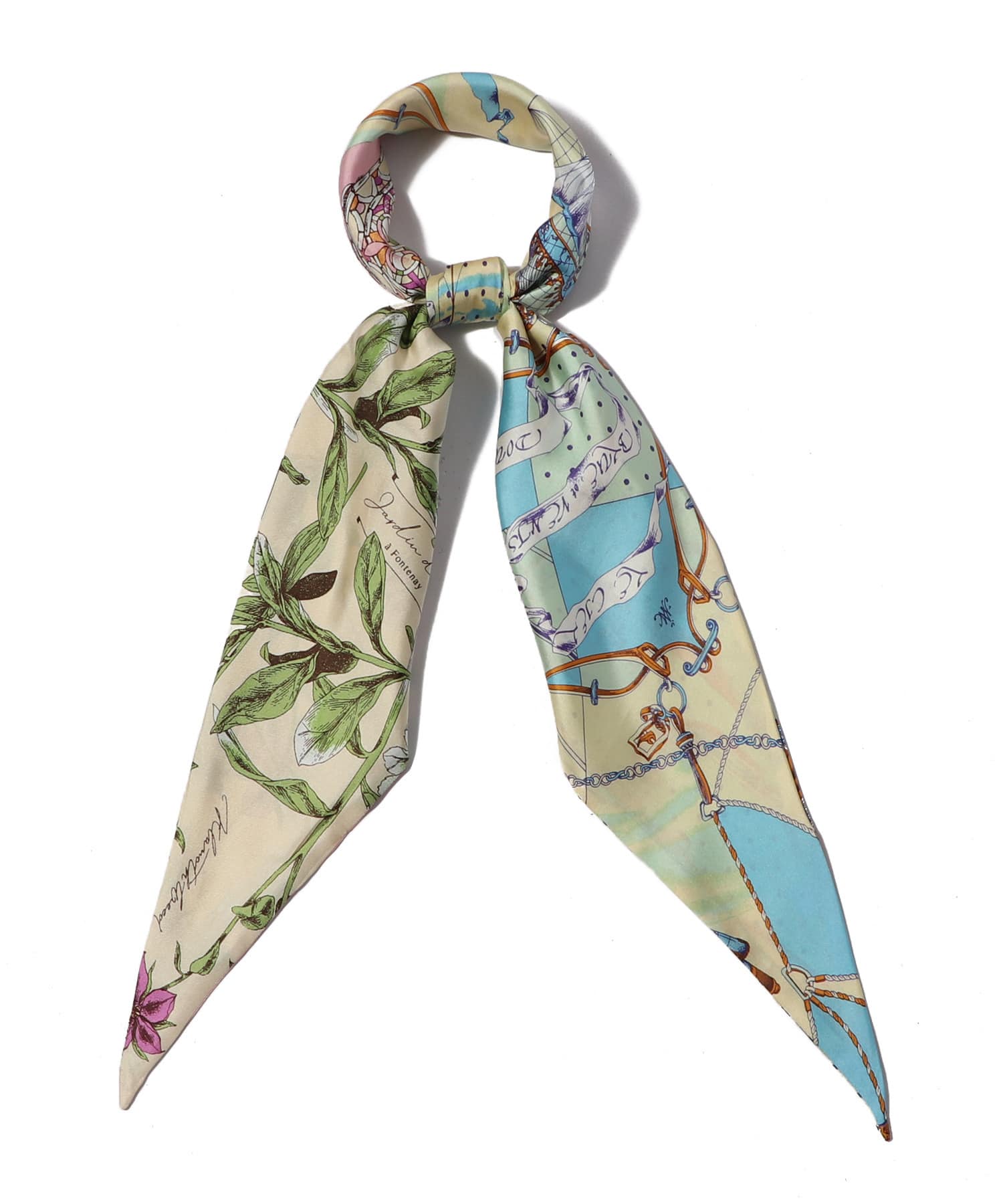 ダイヤ型プリントスカーフ《ESTNATION EXCLUSIVE》