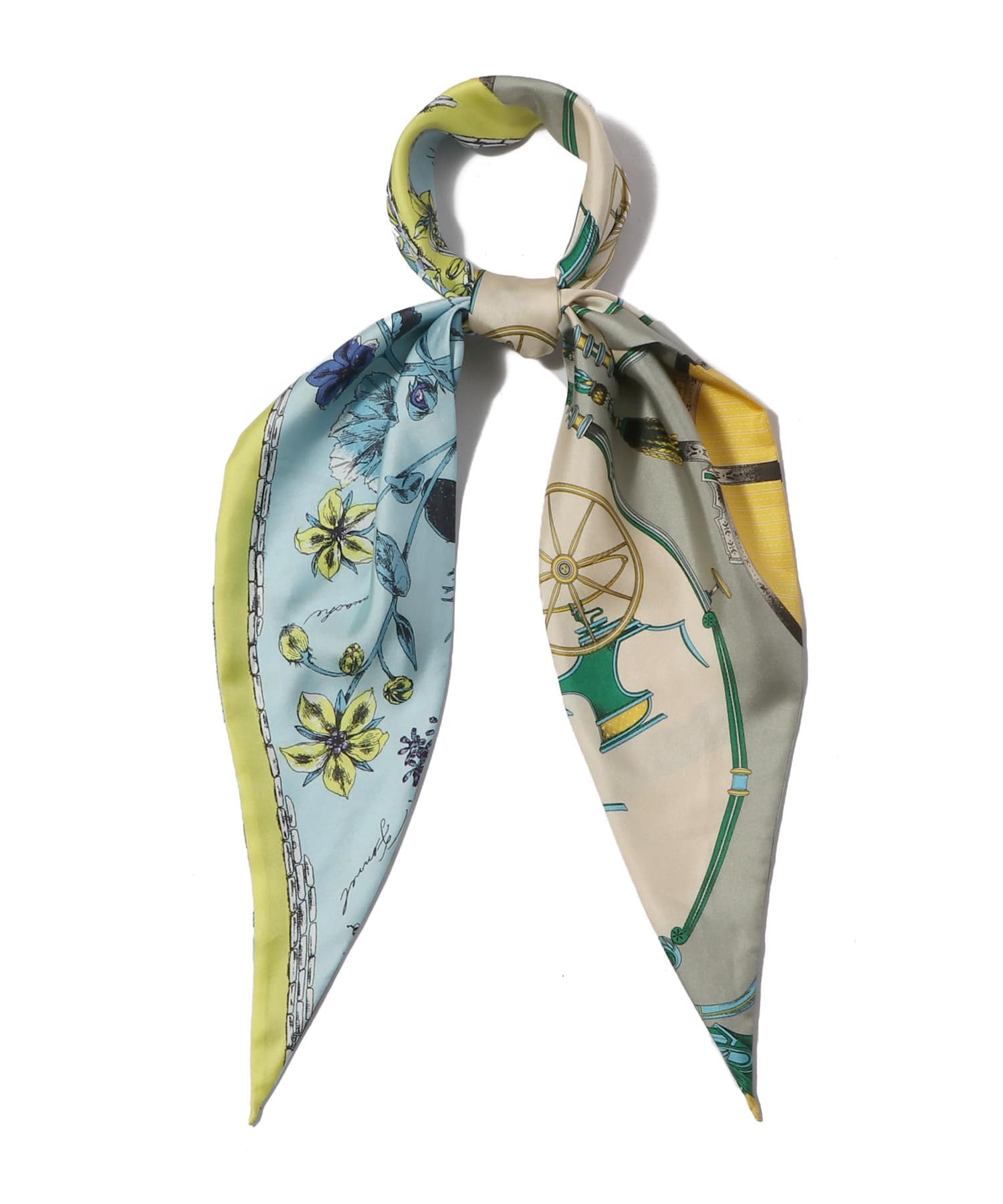 ダイヤ型プリントスカーフ《ESTNATION EXCLUSIVE》 