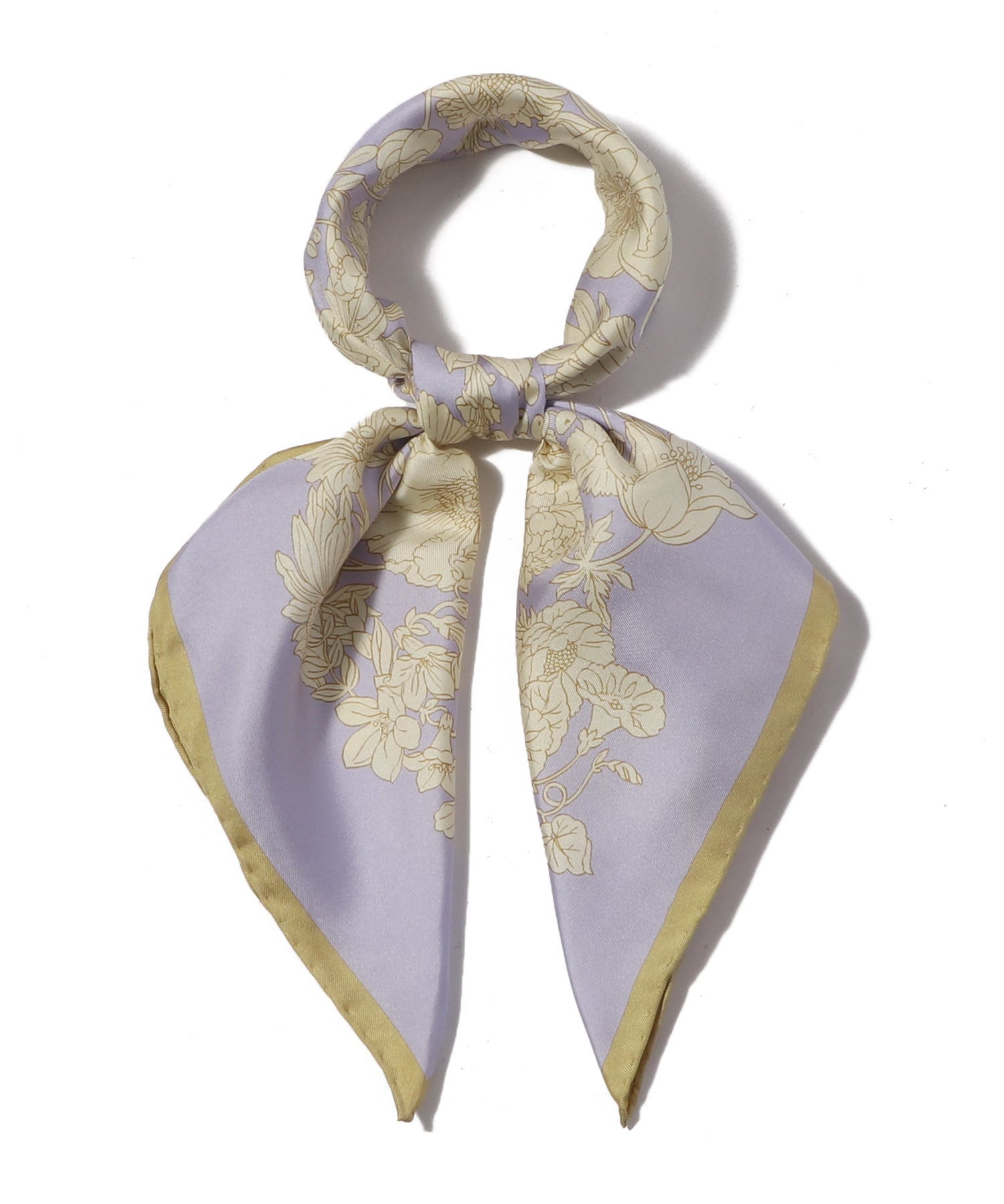 シルク プリントスカーフ《ESTNATION EXCLUSIVE》