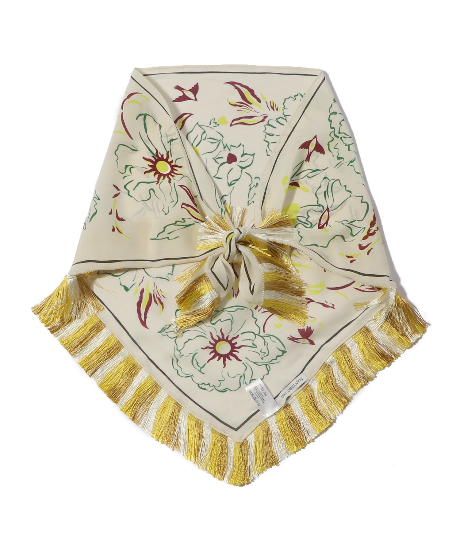 シルク プリントスカーフ《ESTNATION EXCLUSIVE》