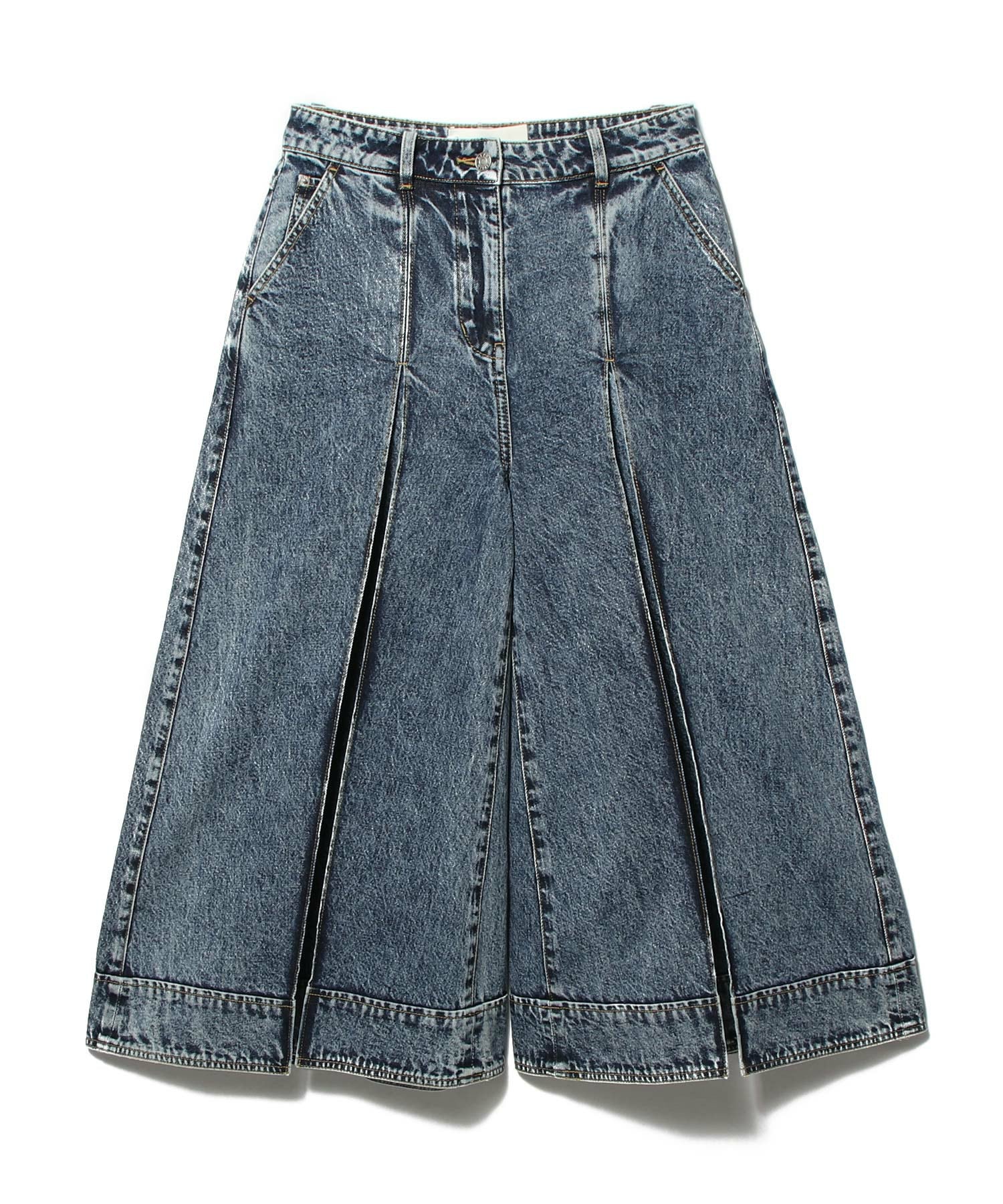 プリーツデニム