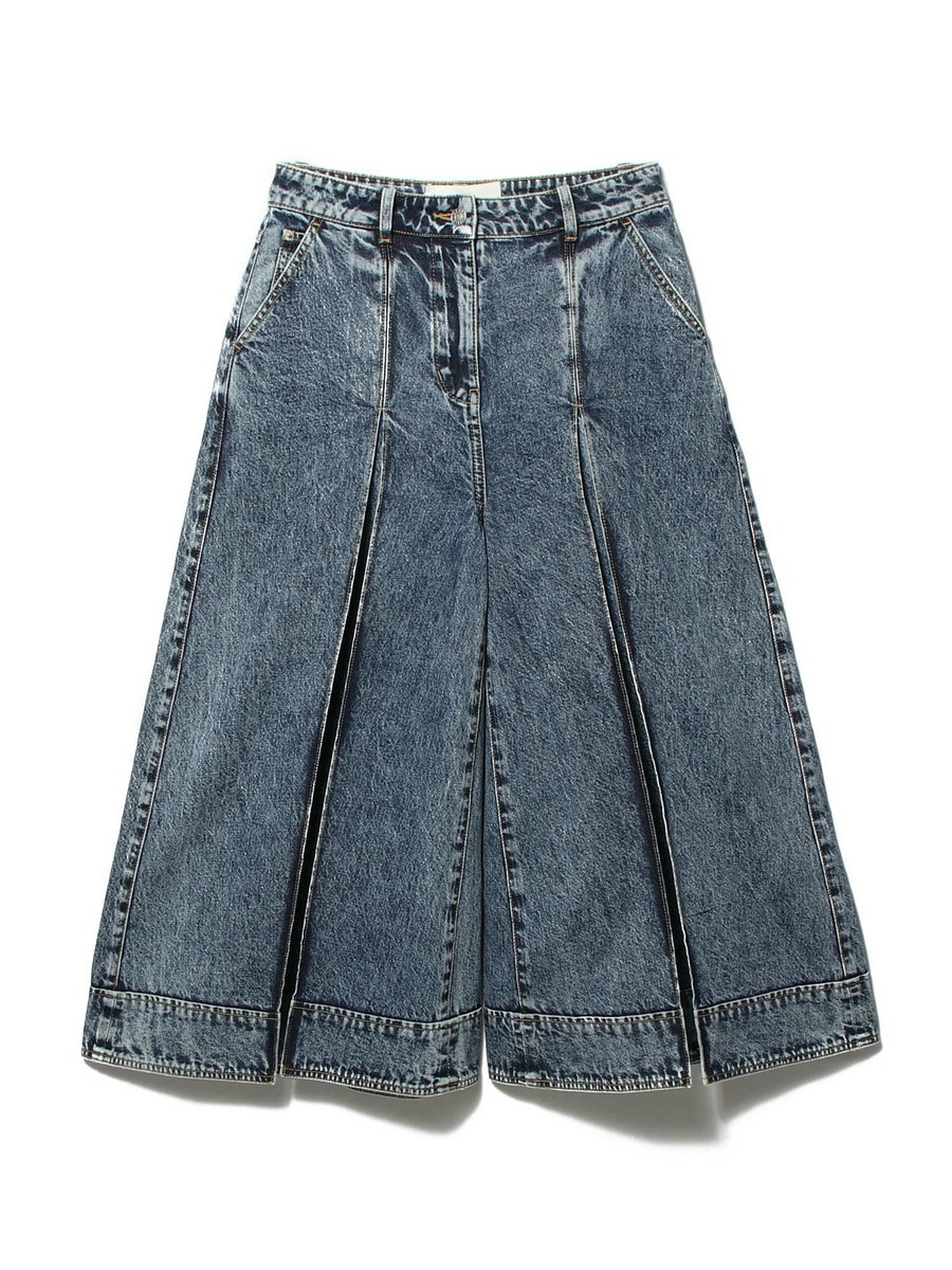 プリーツデニム