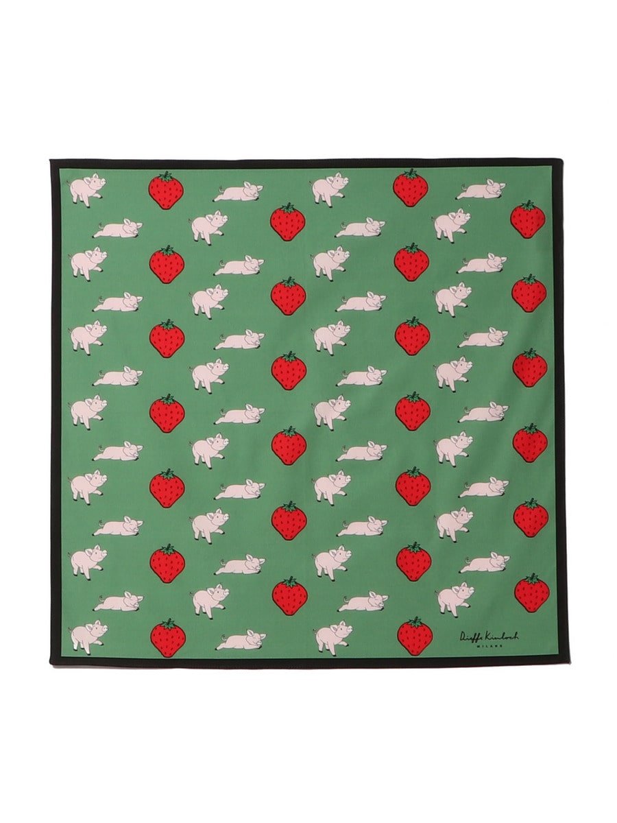 コットンプリントハンカチ