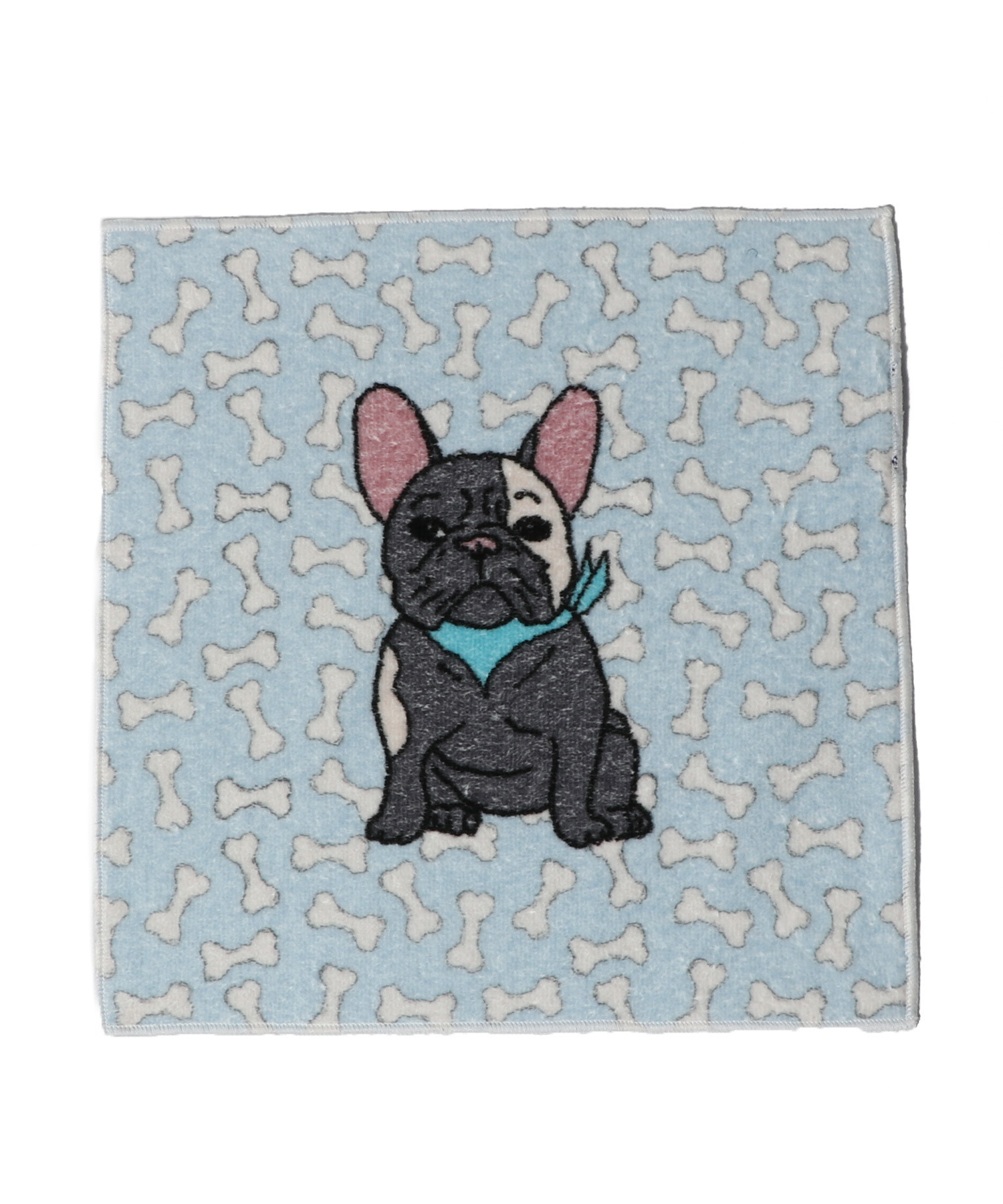 フレンチブル ハンカチ