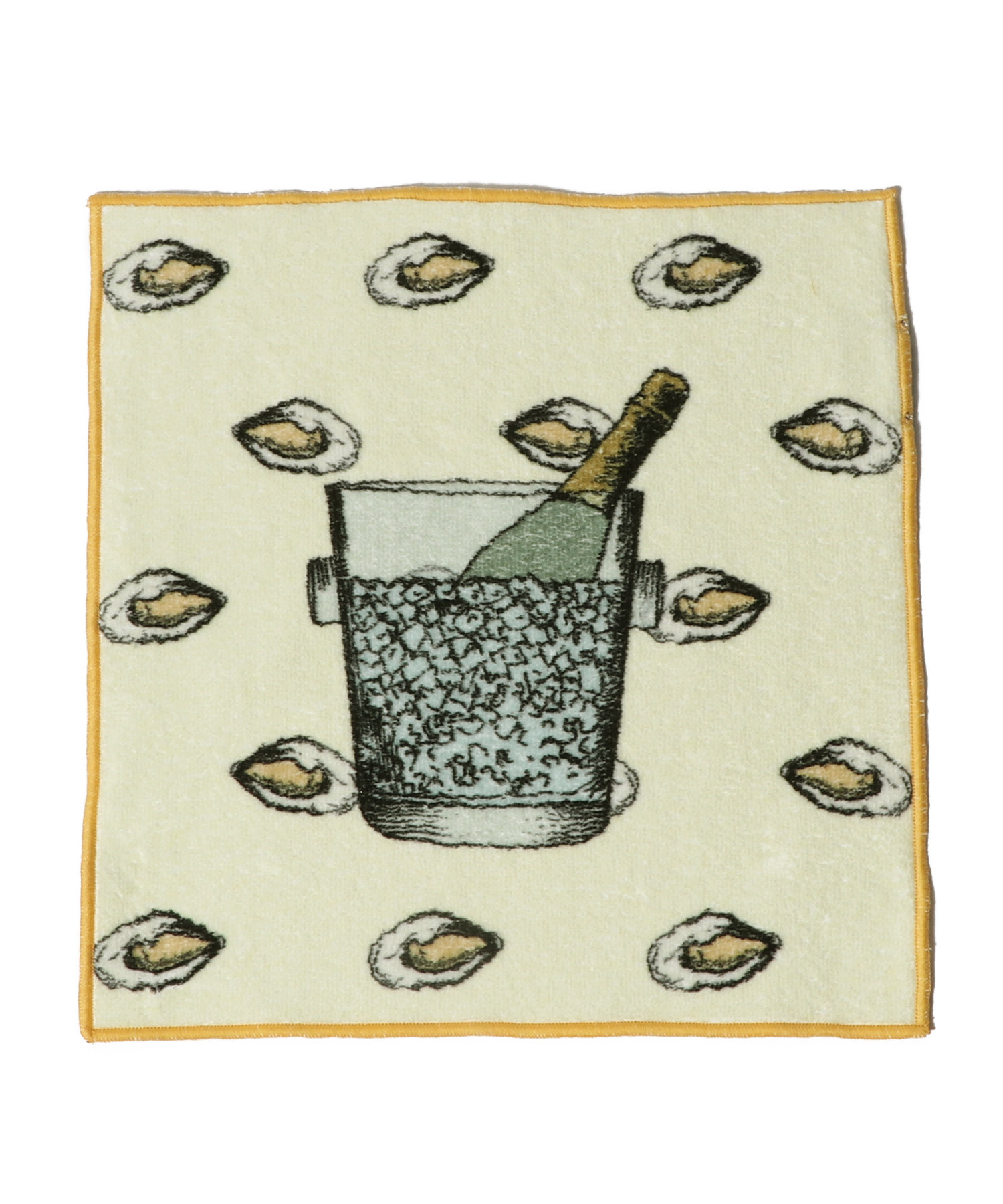 オイスター シャンパン ハンカチ