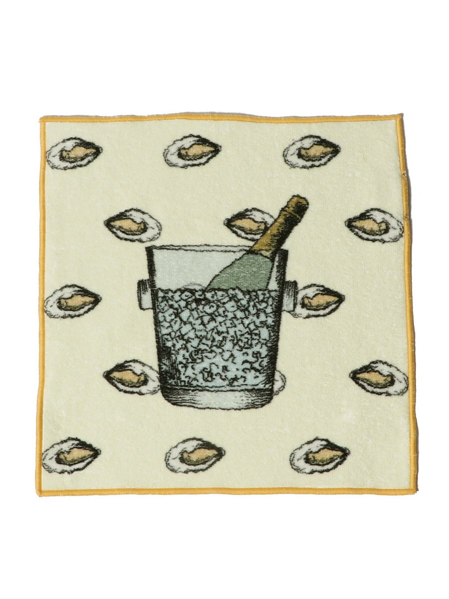 オイスター シャンパン ハンカチ