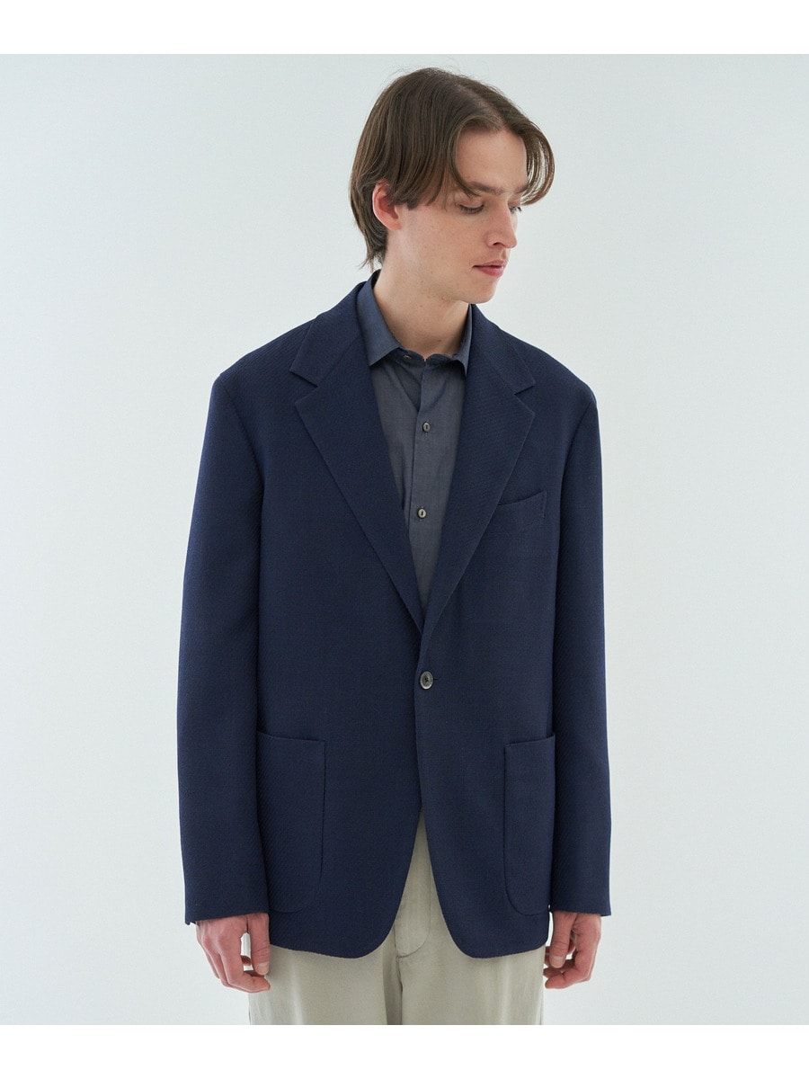 ウールコットン ダイアゴナル1Bジャケット