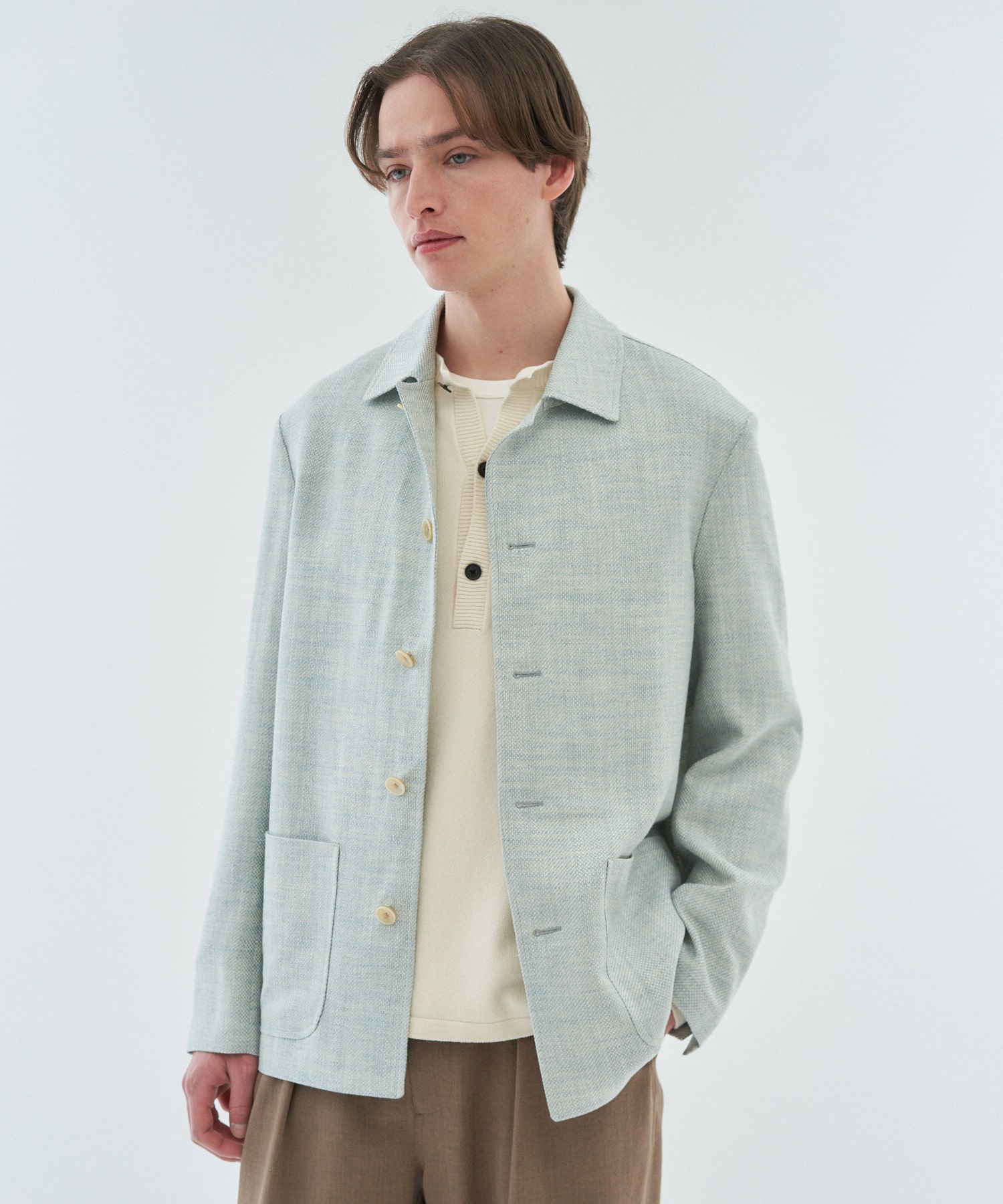 ソフトキャンバス カバーオールジャケット