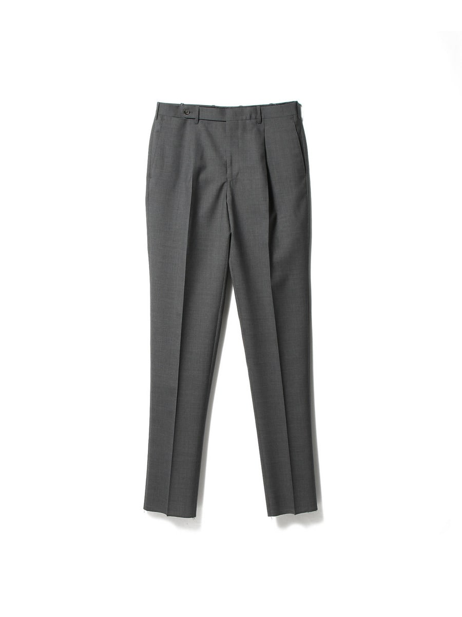 ウールトロピカル テーパードトラウザー