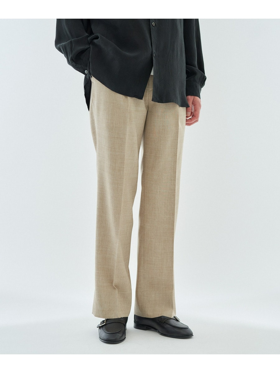 ポリエステルトロピカル イージーワイドパンツ