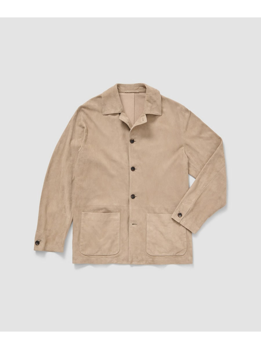 ゴートスエード カバーオールジャケット