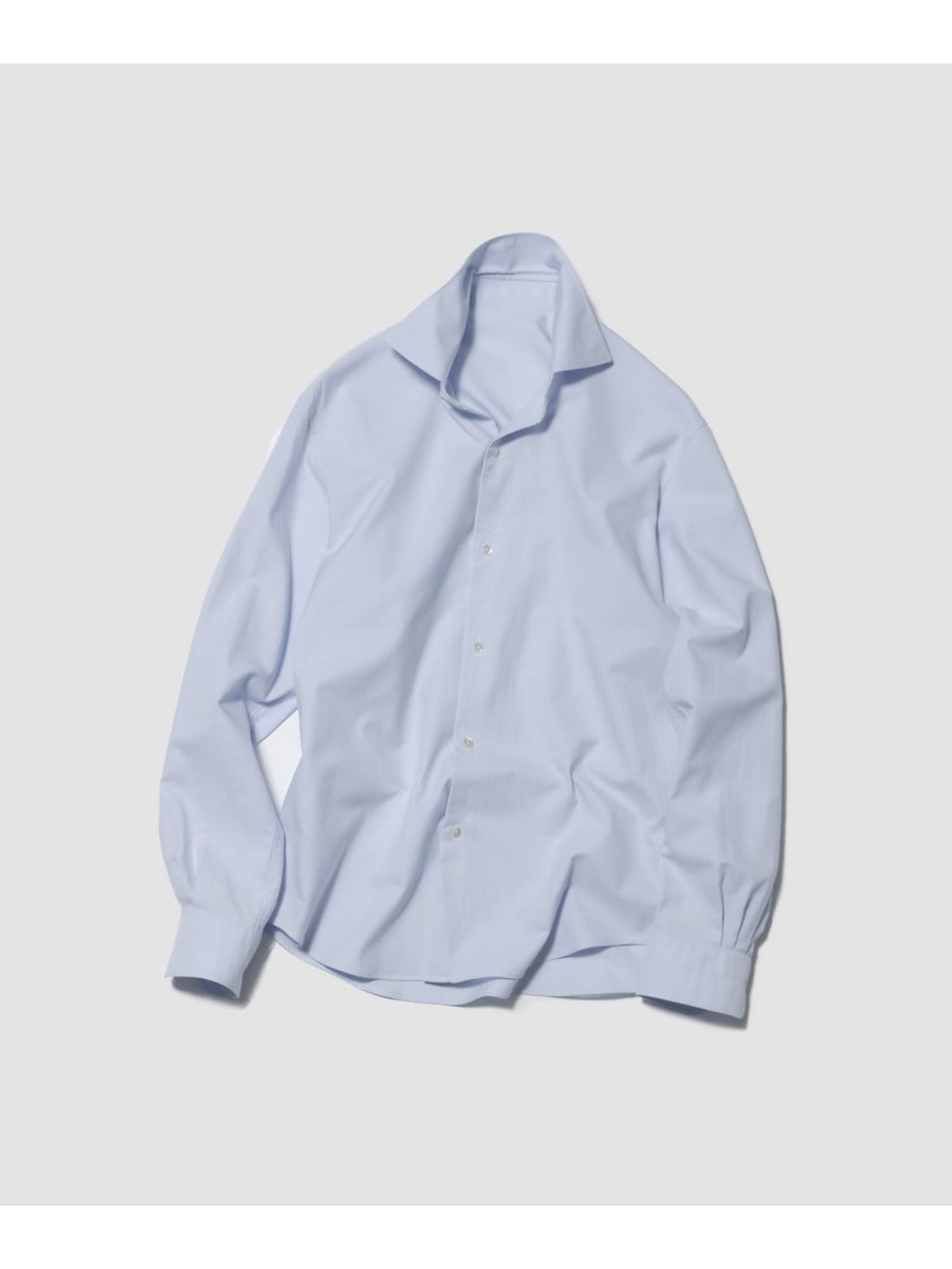 オーガニックコットン ワイドカラーシャツ