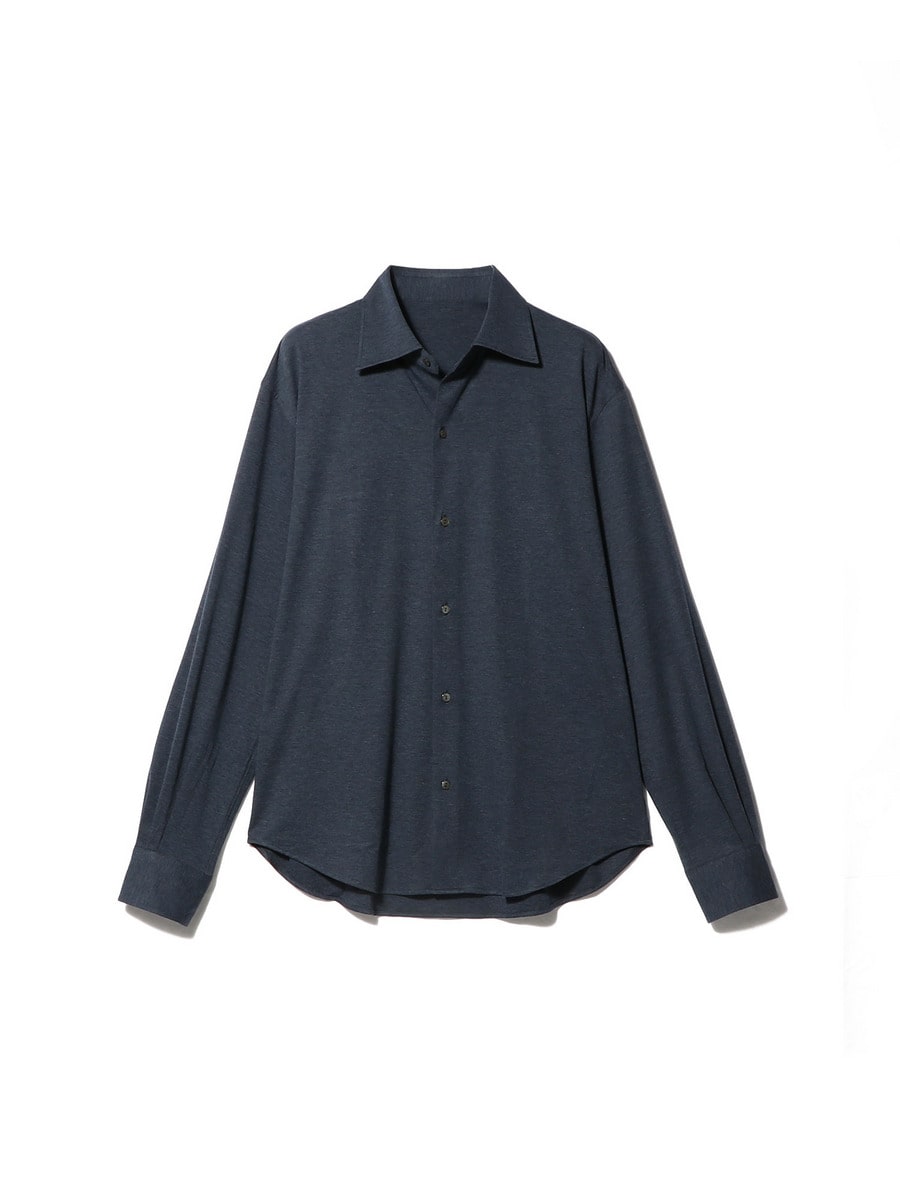 ピケジャージー ワイドスプレッドカラーシャツ