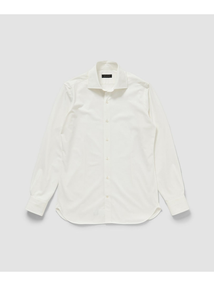 ジャージー ワイドスプレッドカラーシャツ