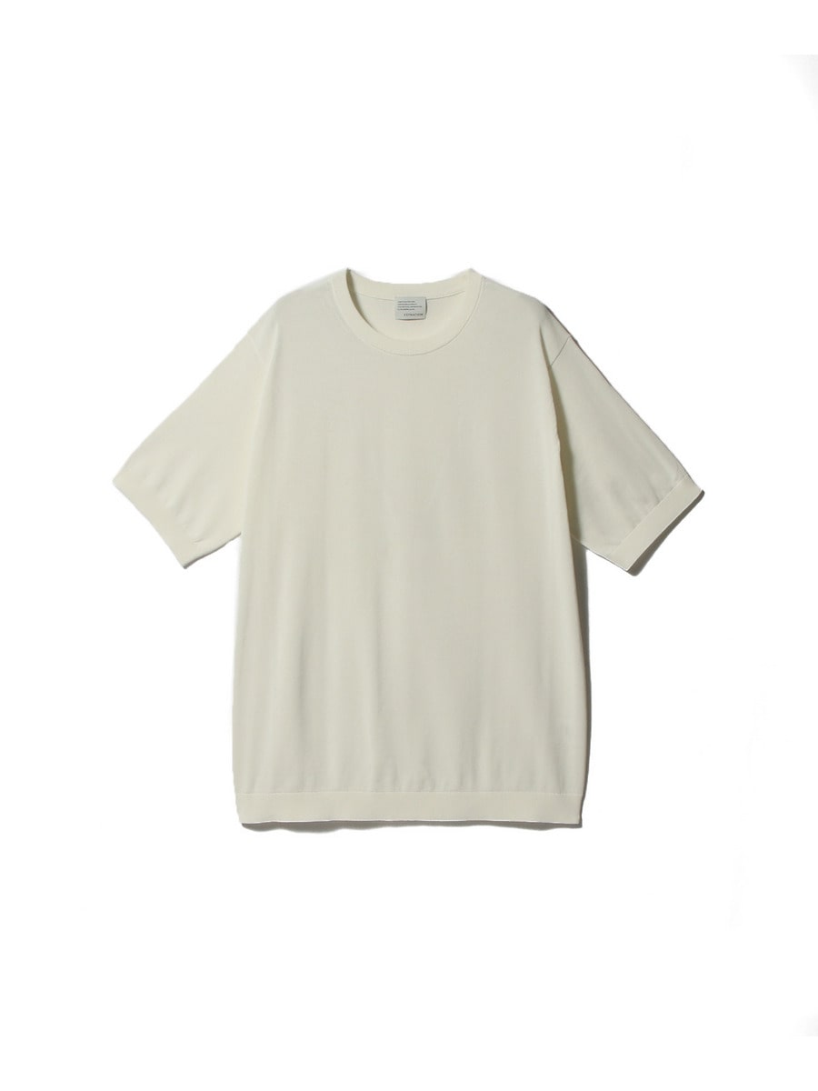 ウォッシャブル クルーネックニット