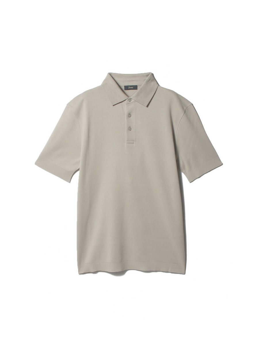 ジャージーニット ポロシャツ