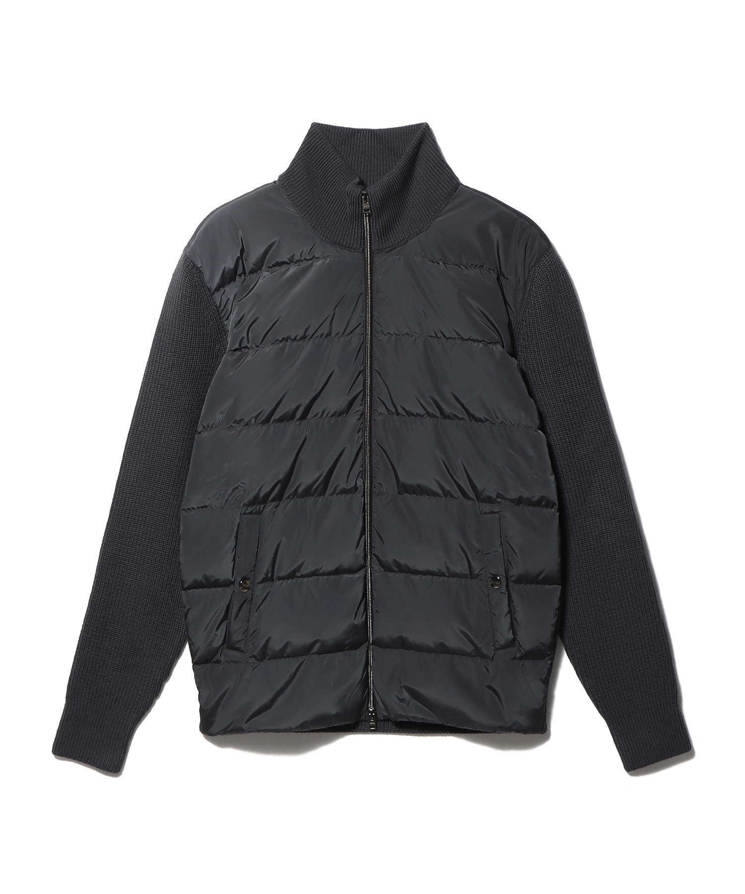 ダウンコンビ ジップアップブルゾン