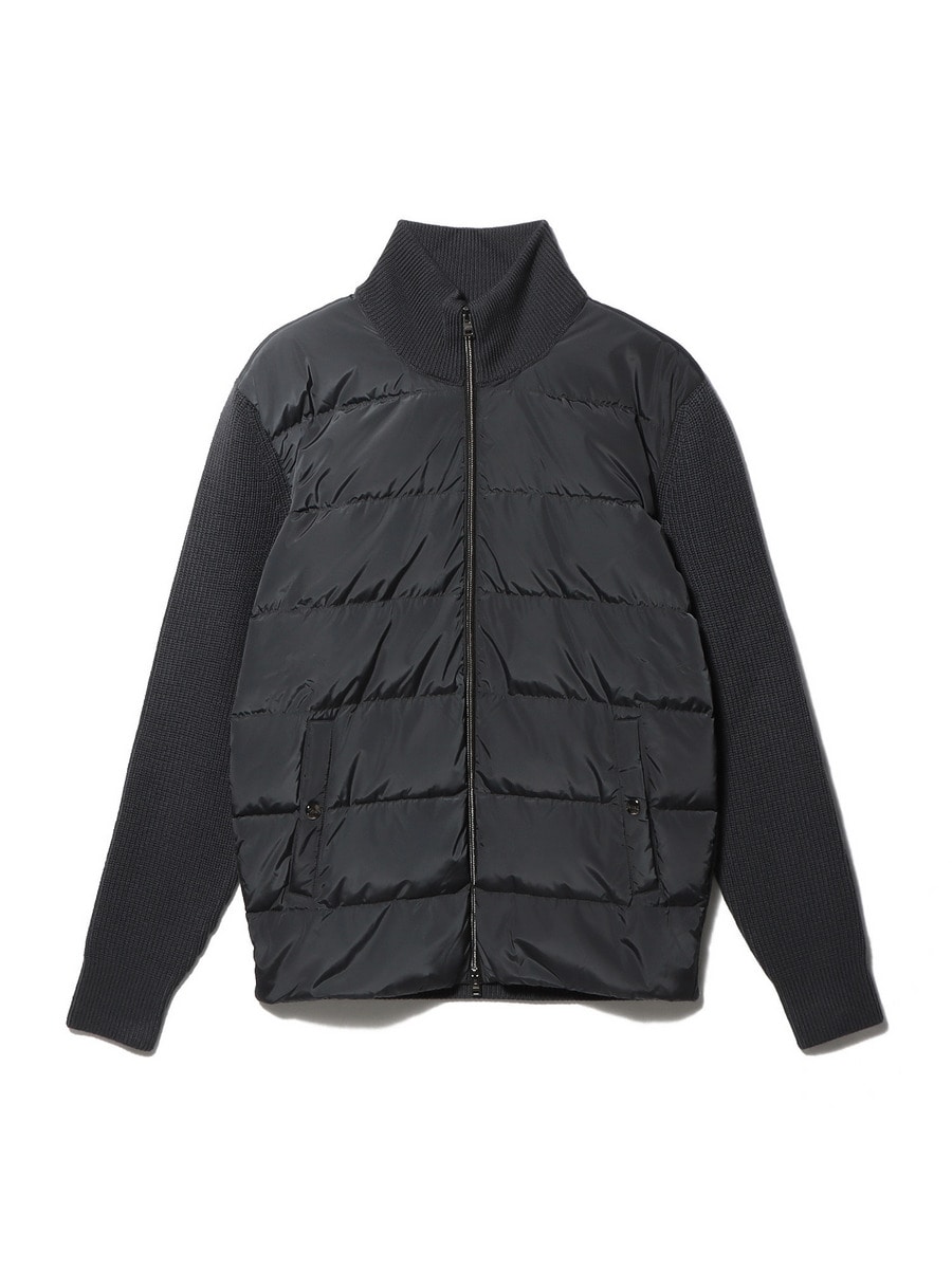 ダウンコンビ ジップアップブルゾン