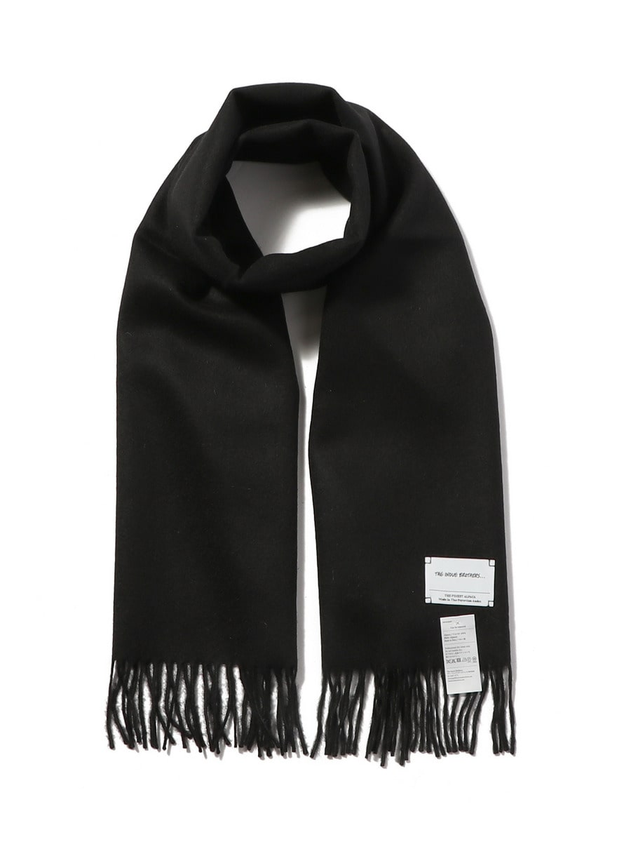 【最終価格】ザ・イノウエブラザーズ ファイネストアルパカスカーフ 大判 The Inoue Brothers ザ・イノウエブラザーズ Brushed Scarf アルパカ