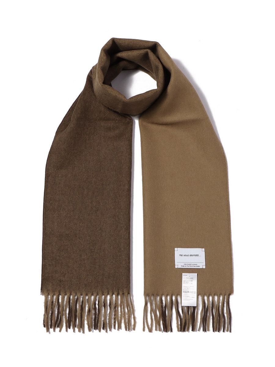 THE INOUE BROTHERS / Brushed Scarf Block｜ESTNATION ONLINE STORE