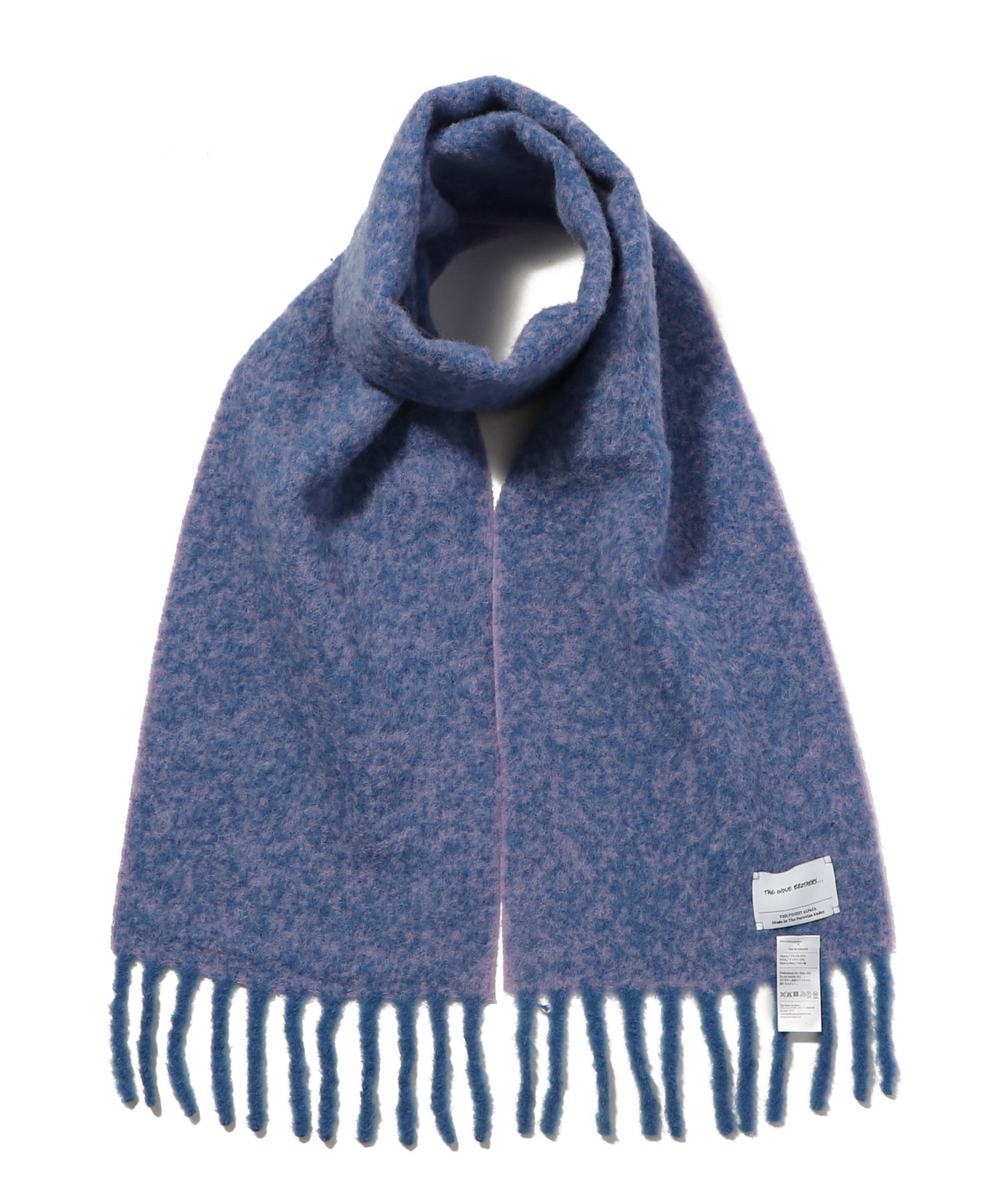 Two Colour Woolly Scarf