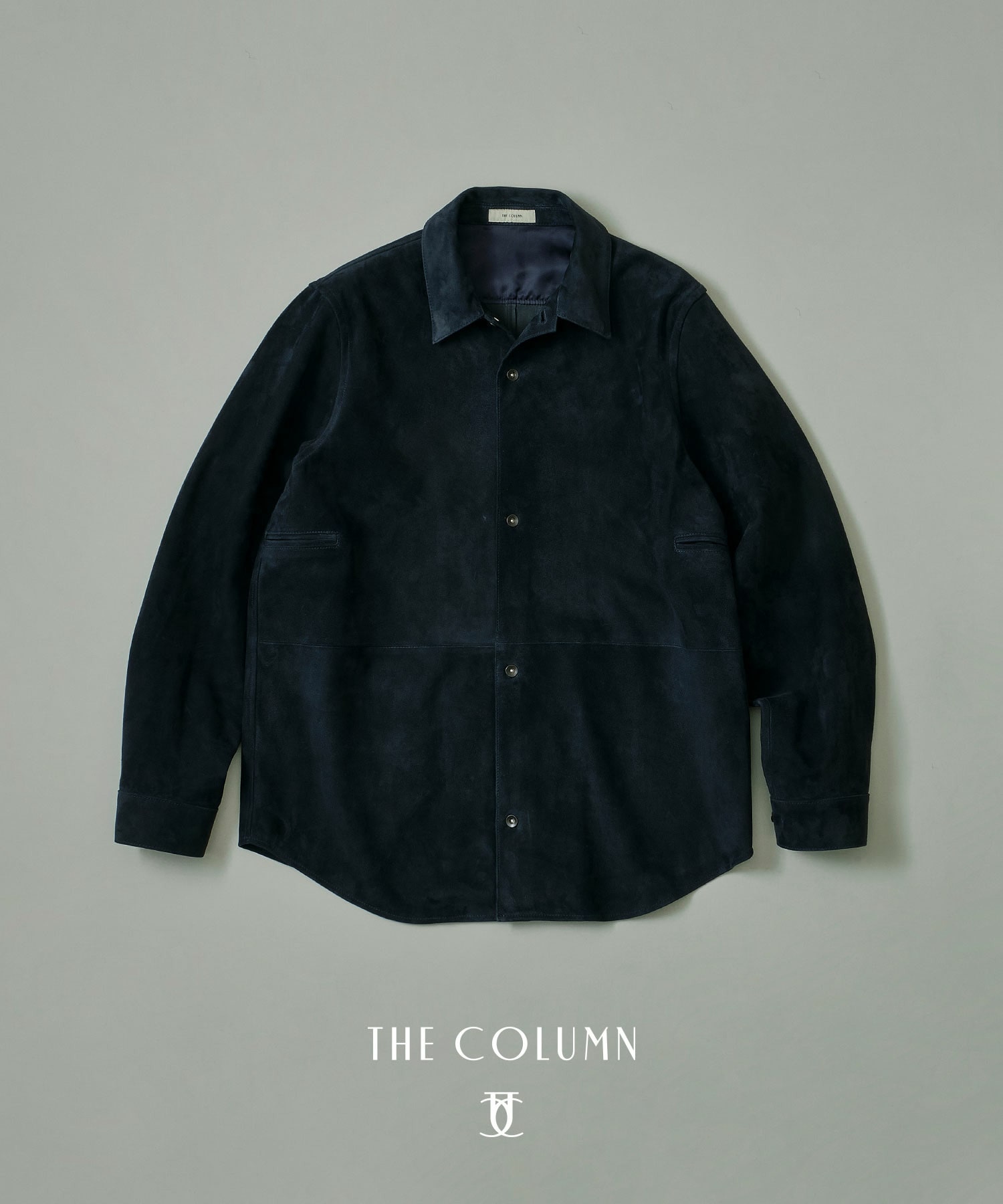 ゴートスエード シャツ＜THE COLUMN＞