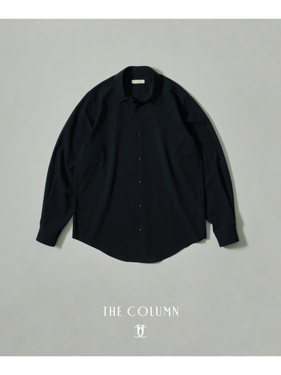 ポリエステルウール シャツ＜THE COLUMN＞