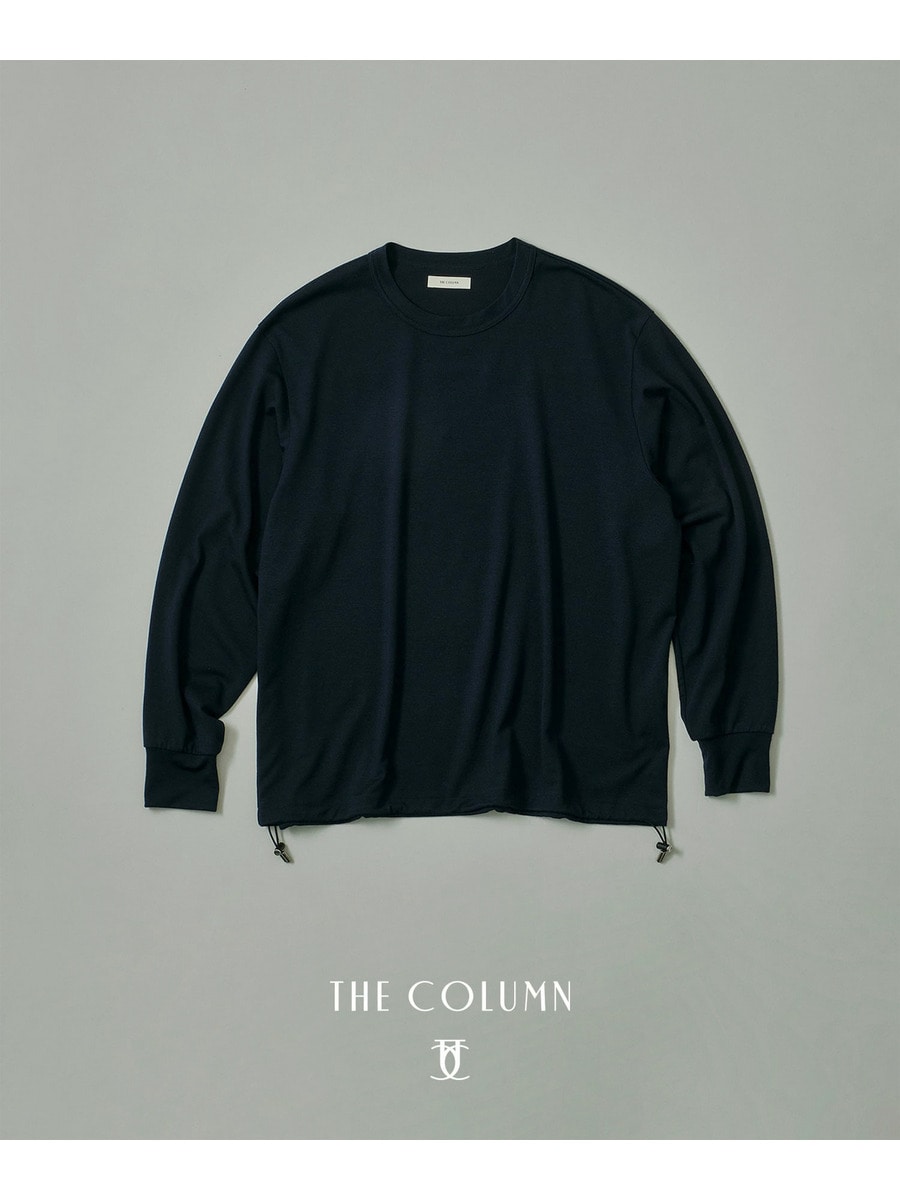 ウールプレーティング ジャージーカットソー＜THE COLUMN＞