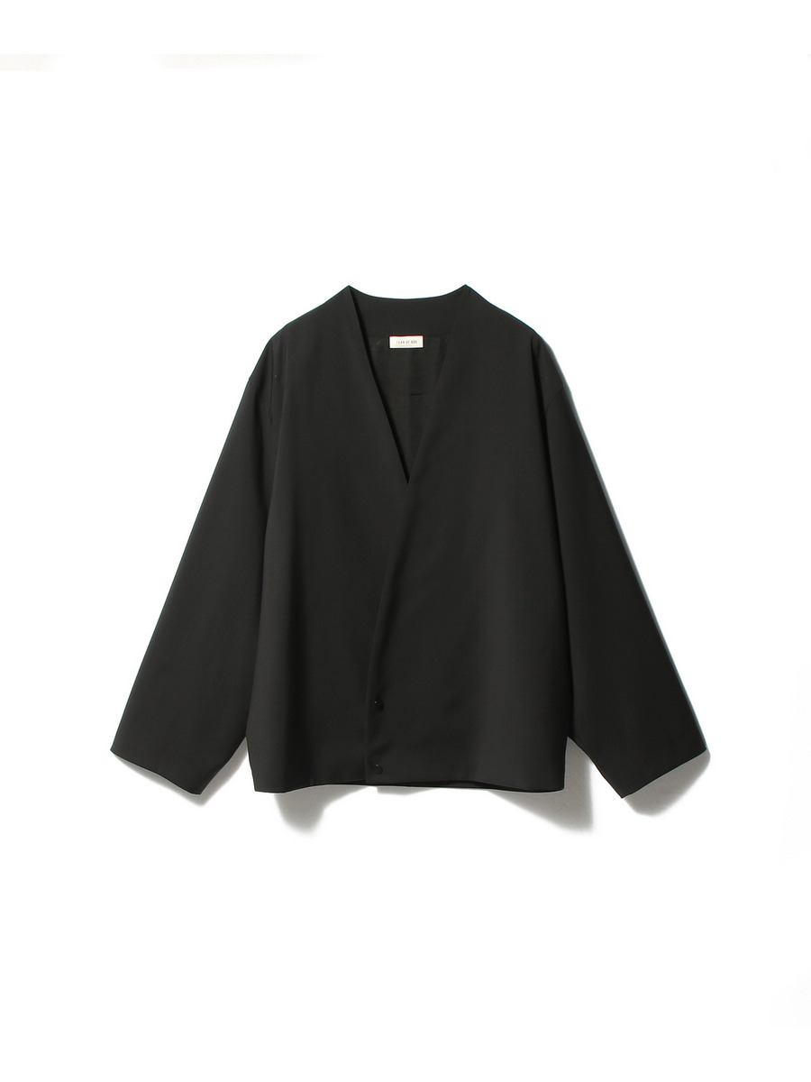 RELAXED LAPELESS JACKET