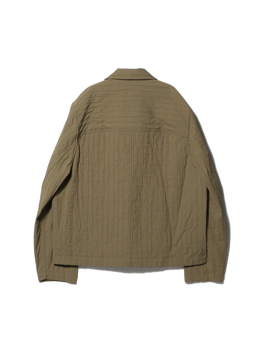Box Jacket Wide Weave Stripe