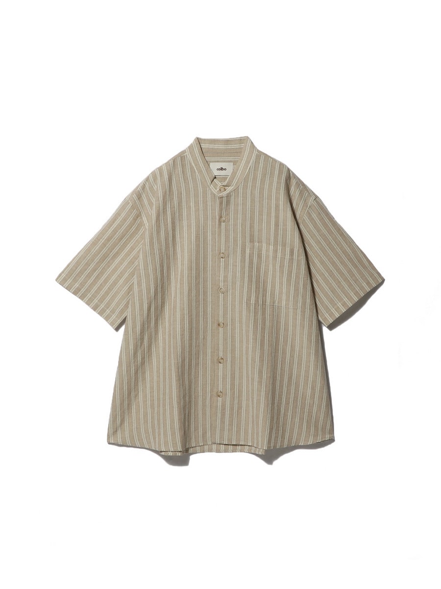Band Collar Easy Shirt