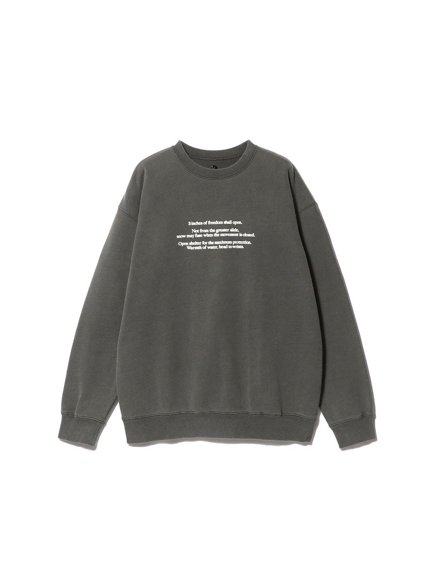 クルーネックスウェット type100