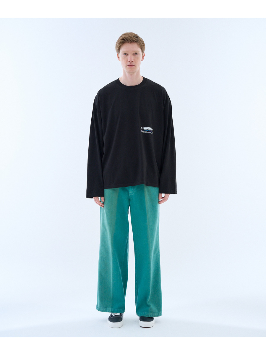 SHAPER LONGSLEEVE OVERDYED TEE